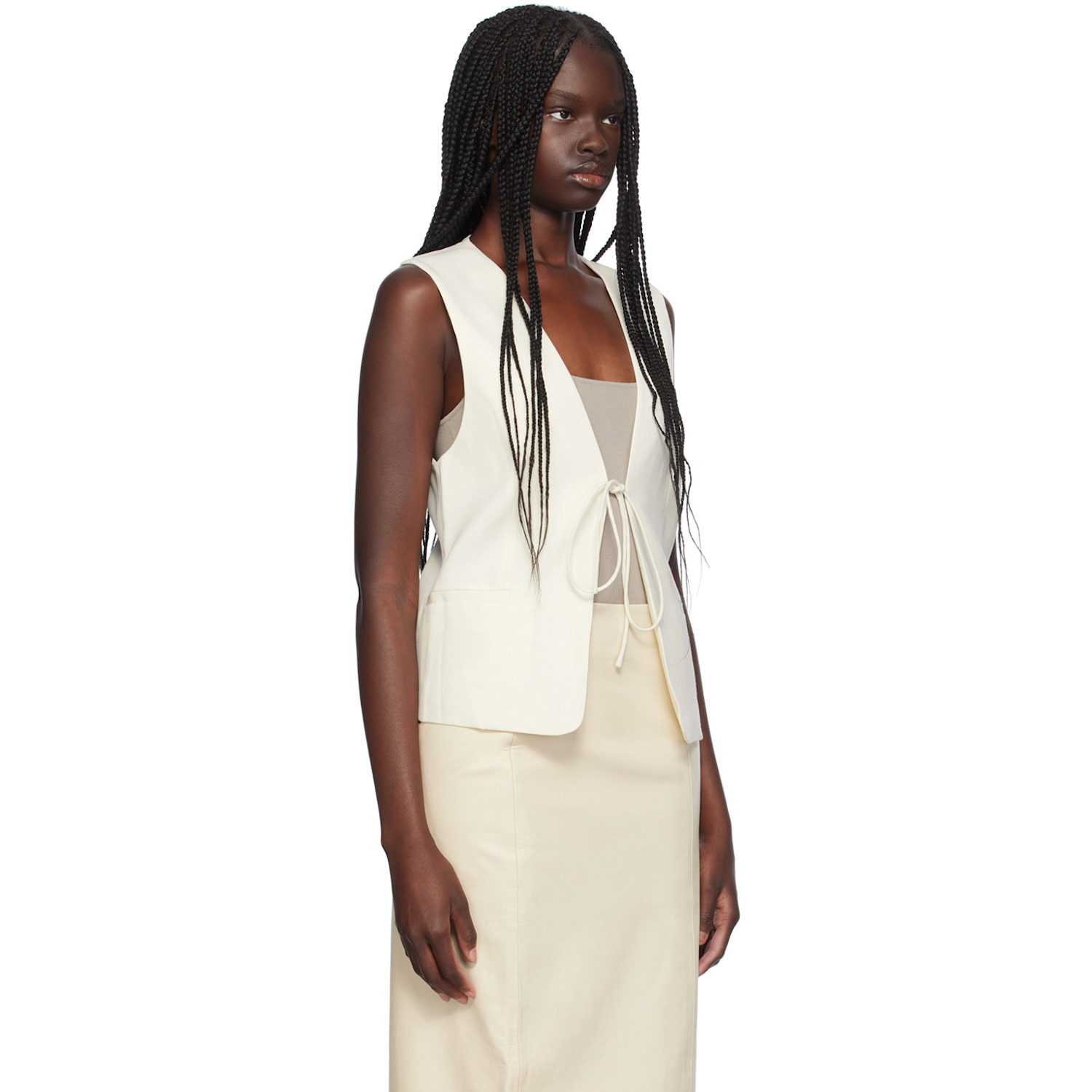  St. Agni Off-white Rouleau Vest 