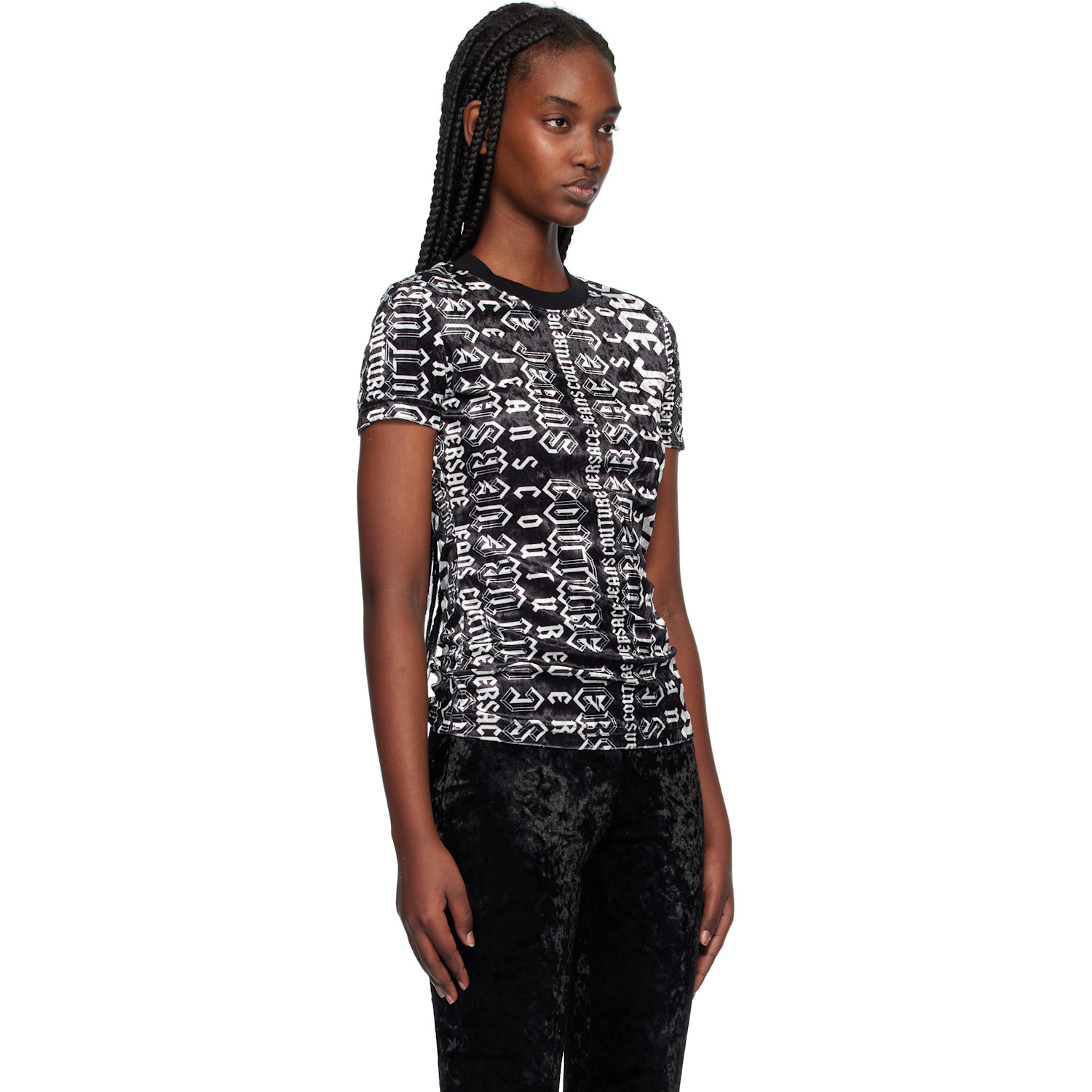  Versace Jeans Couture Black Logo T-shirt 