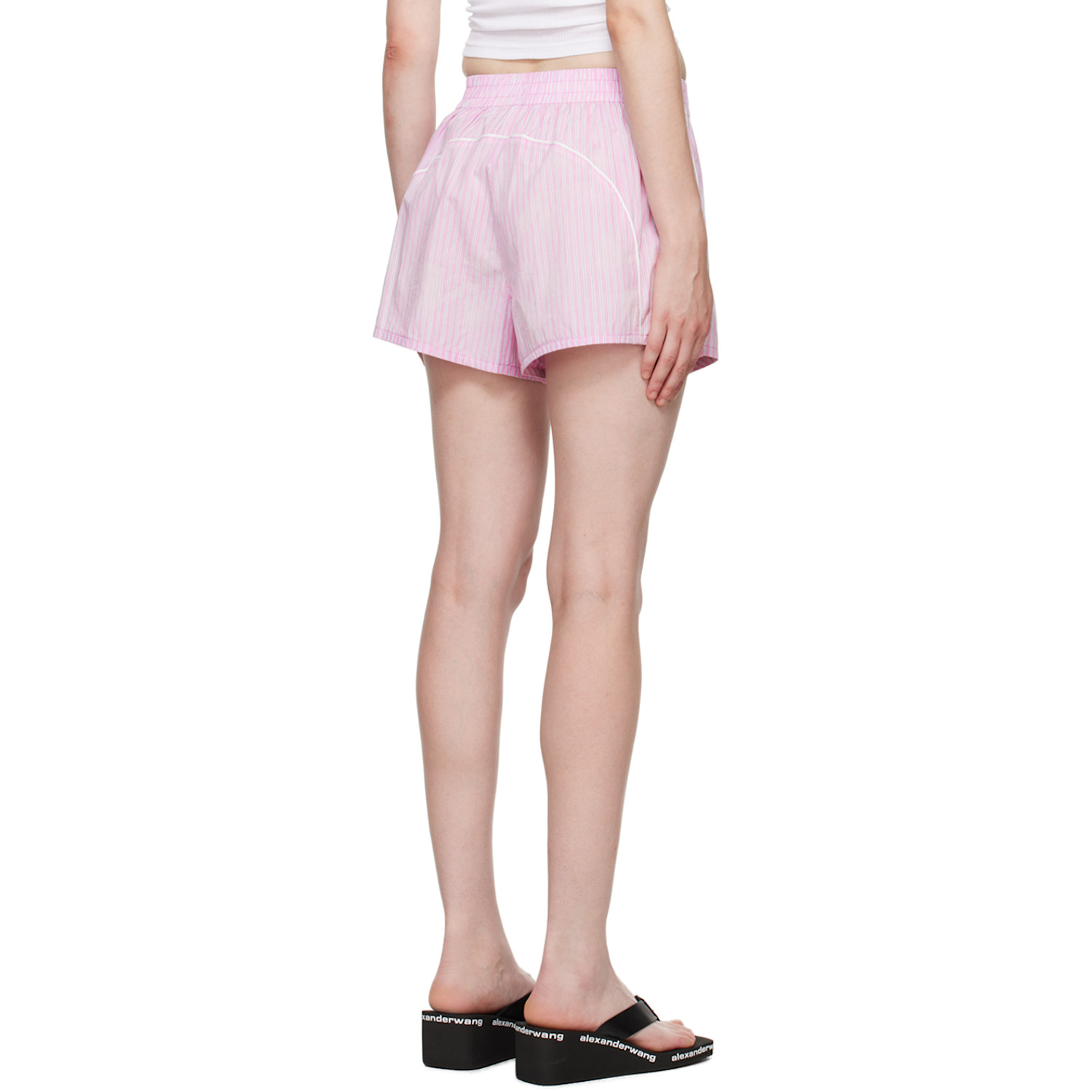  Alexanderwang.t Pink Track Shorts 