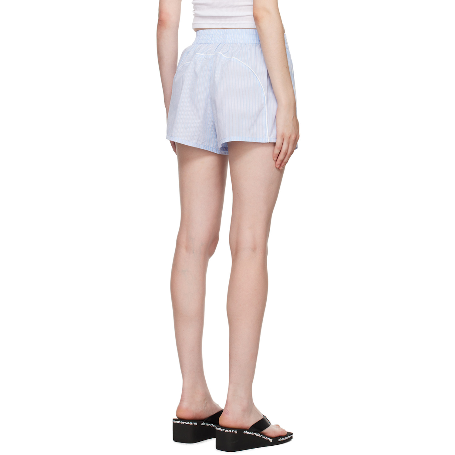  Alexanderwang.t Blue Track Shorts 