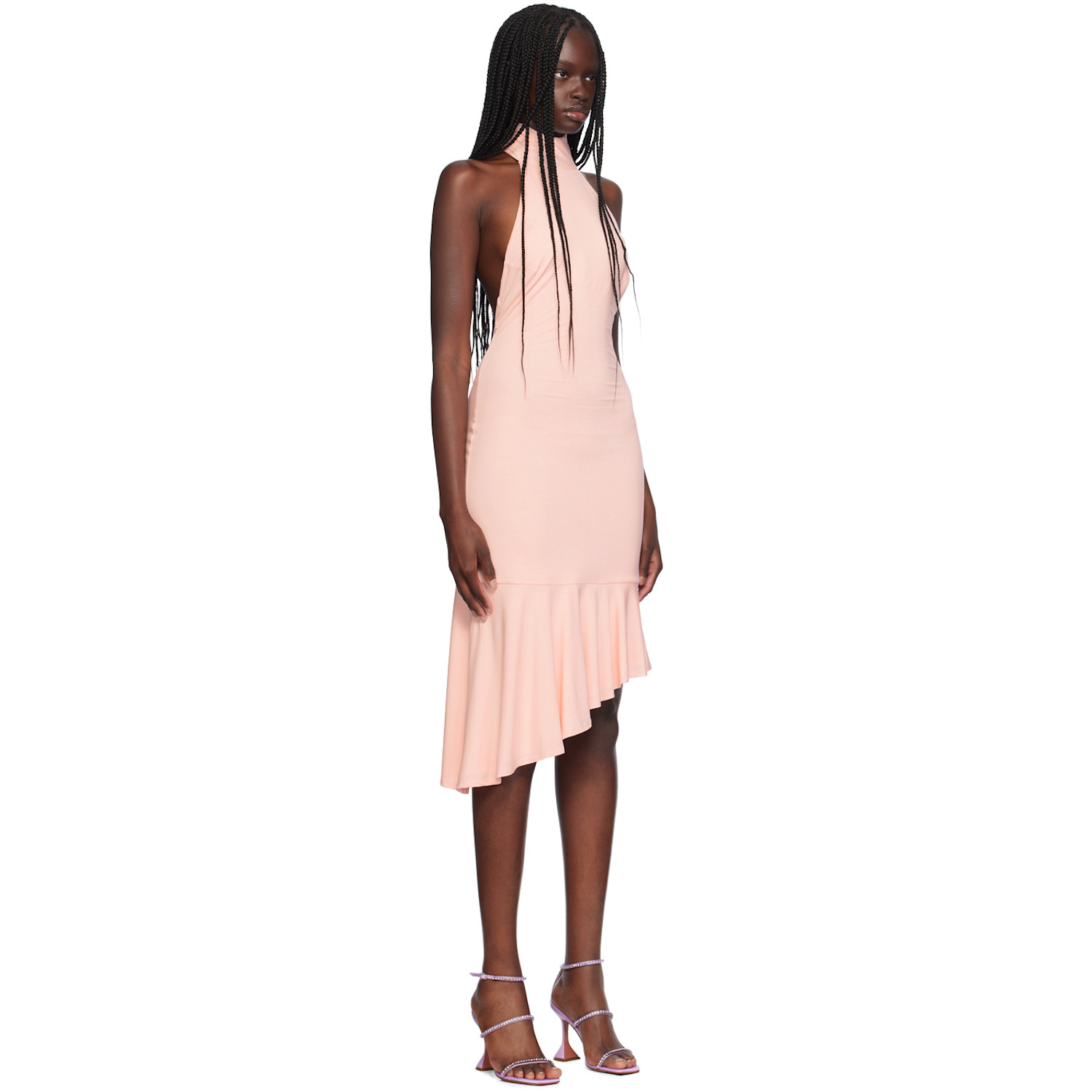  Miaou Pink Karina Midi Dress 