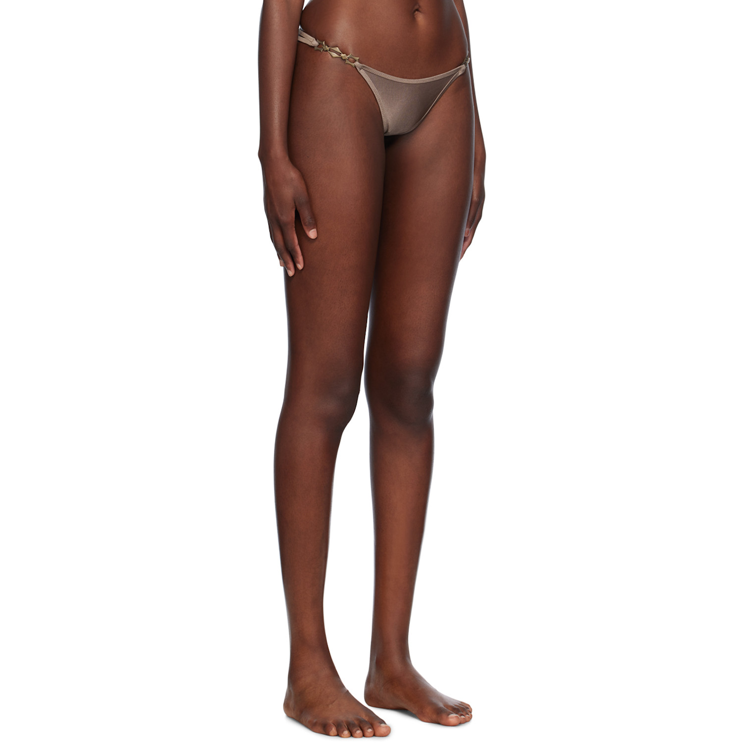 Miaou Taupe Nicola Bikini Bottom 