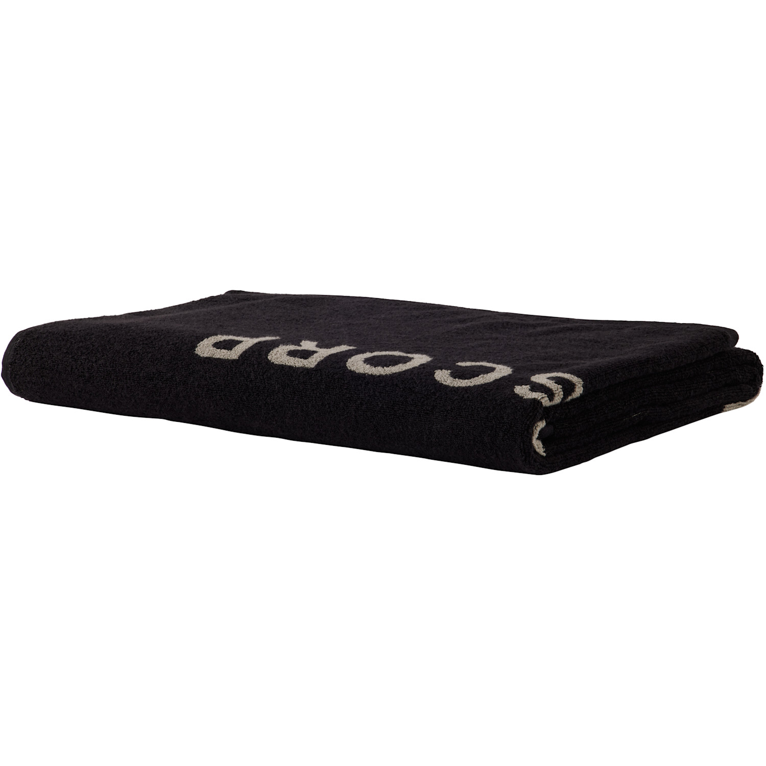  Rick Owens Black Beach Towel 