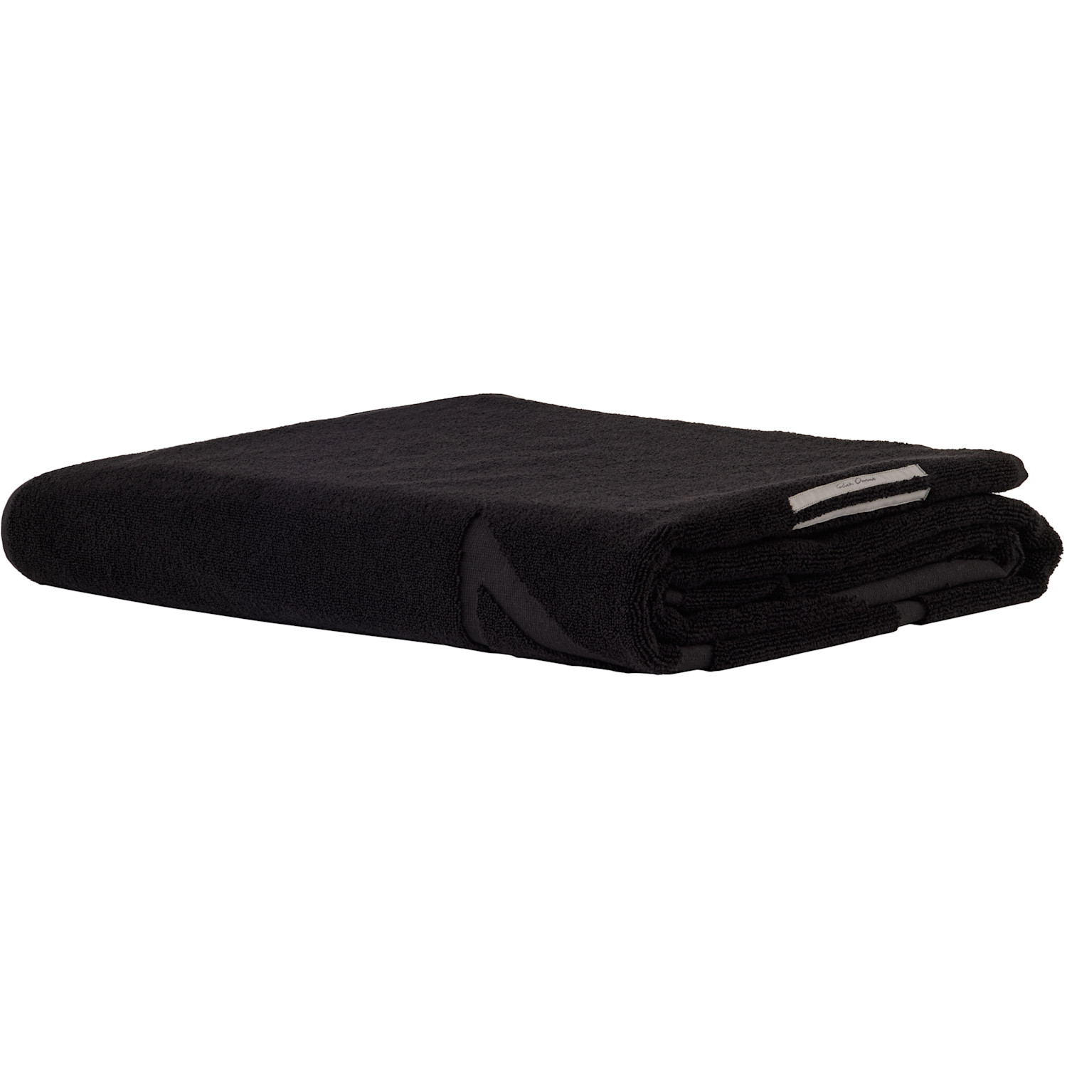  Rick Owens Black Beach Towel 