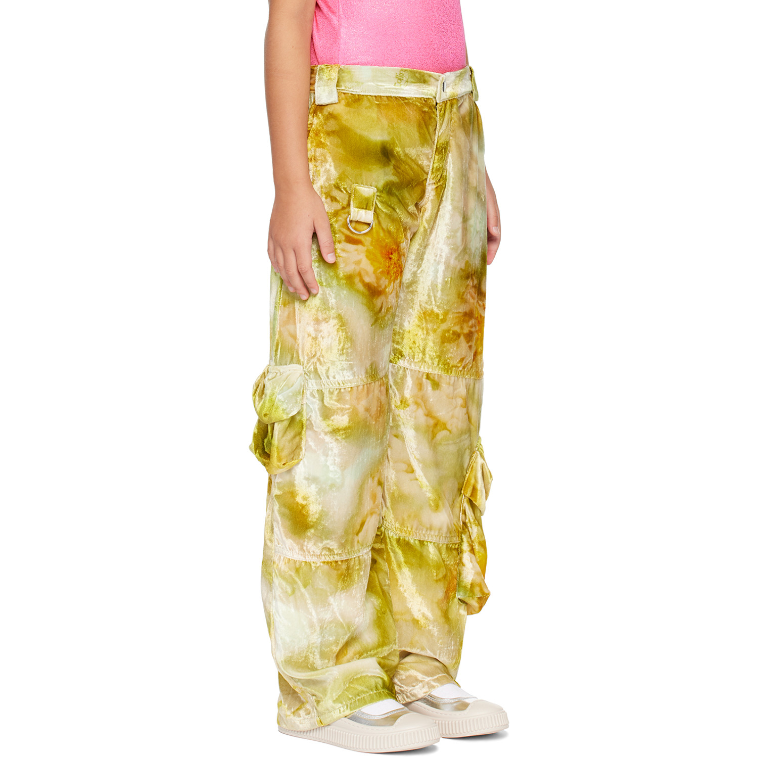  Collina Strada Kids Green Lawn Cargo Pants 