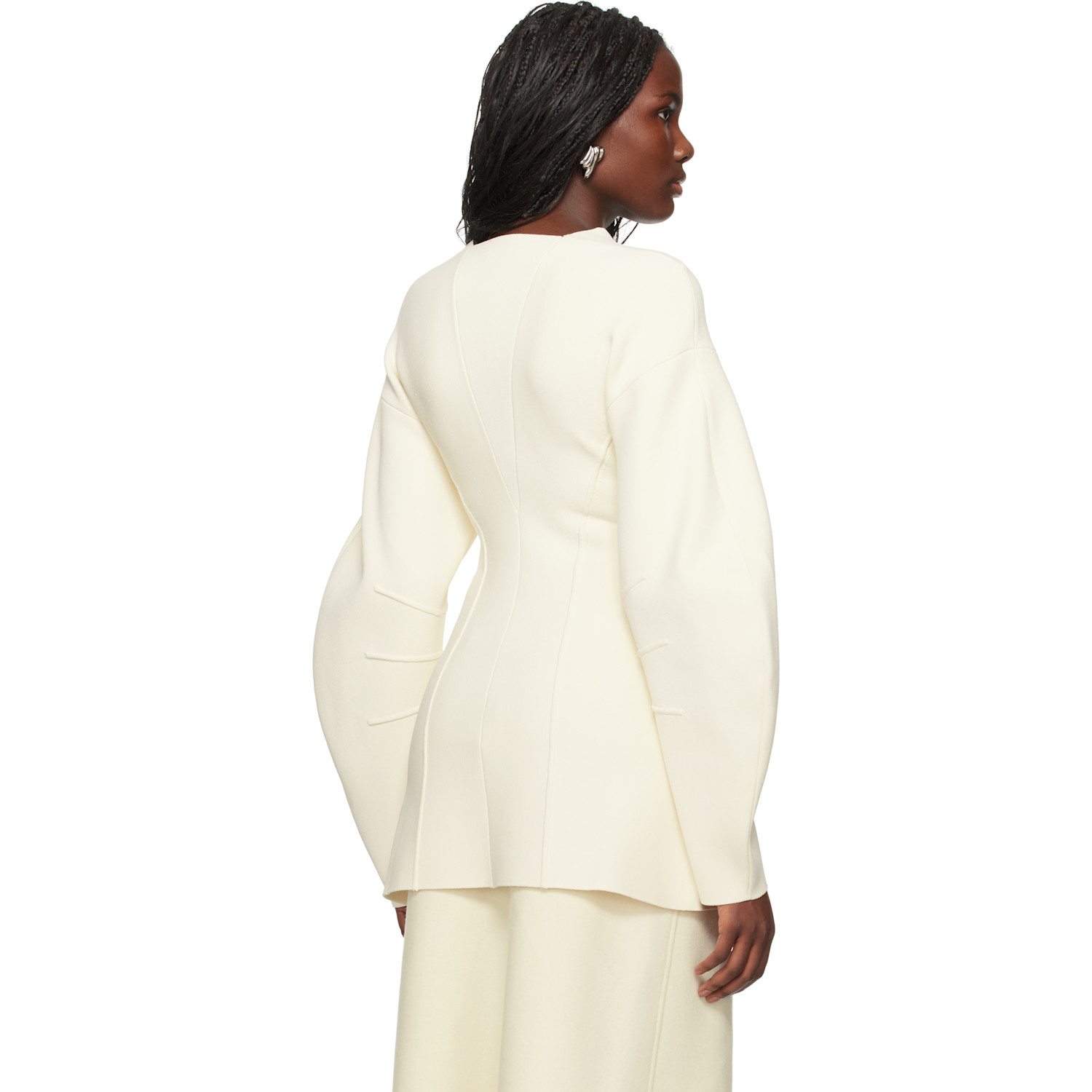  Jil Sander Off-white Long Sleeve Sweater 