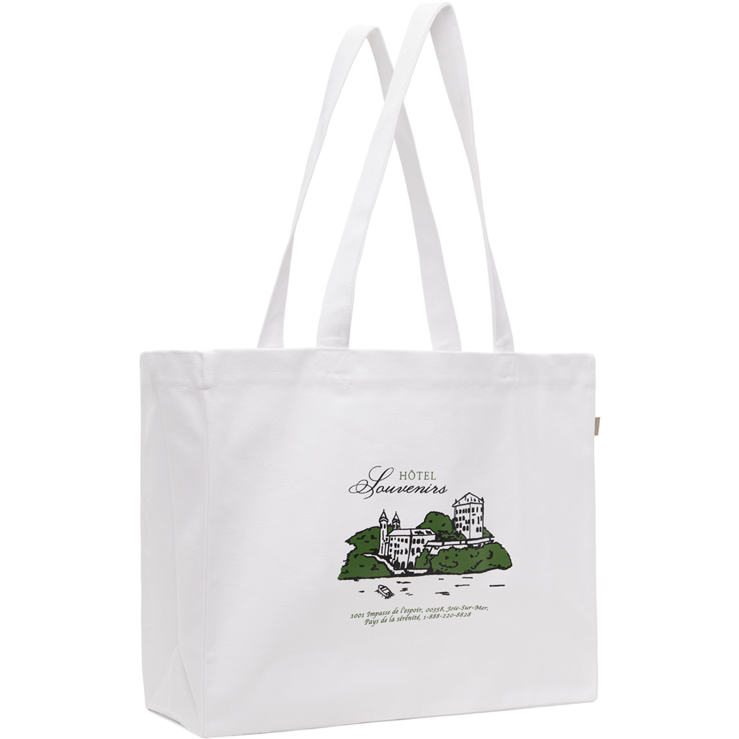  A.p.c. White Jjjjound Edition 'hôtel Souvenirs' Tote 