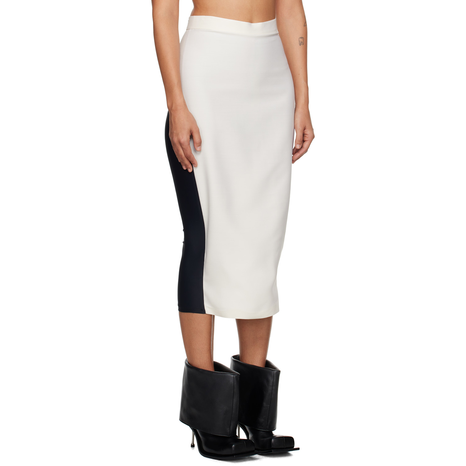  Pushbutton Off-white Hybrid Skort 