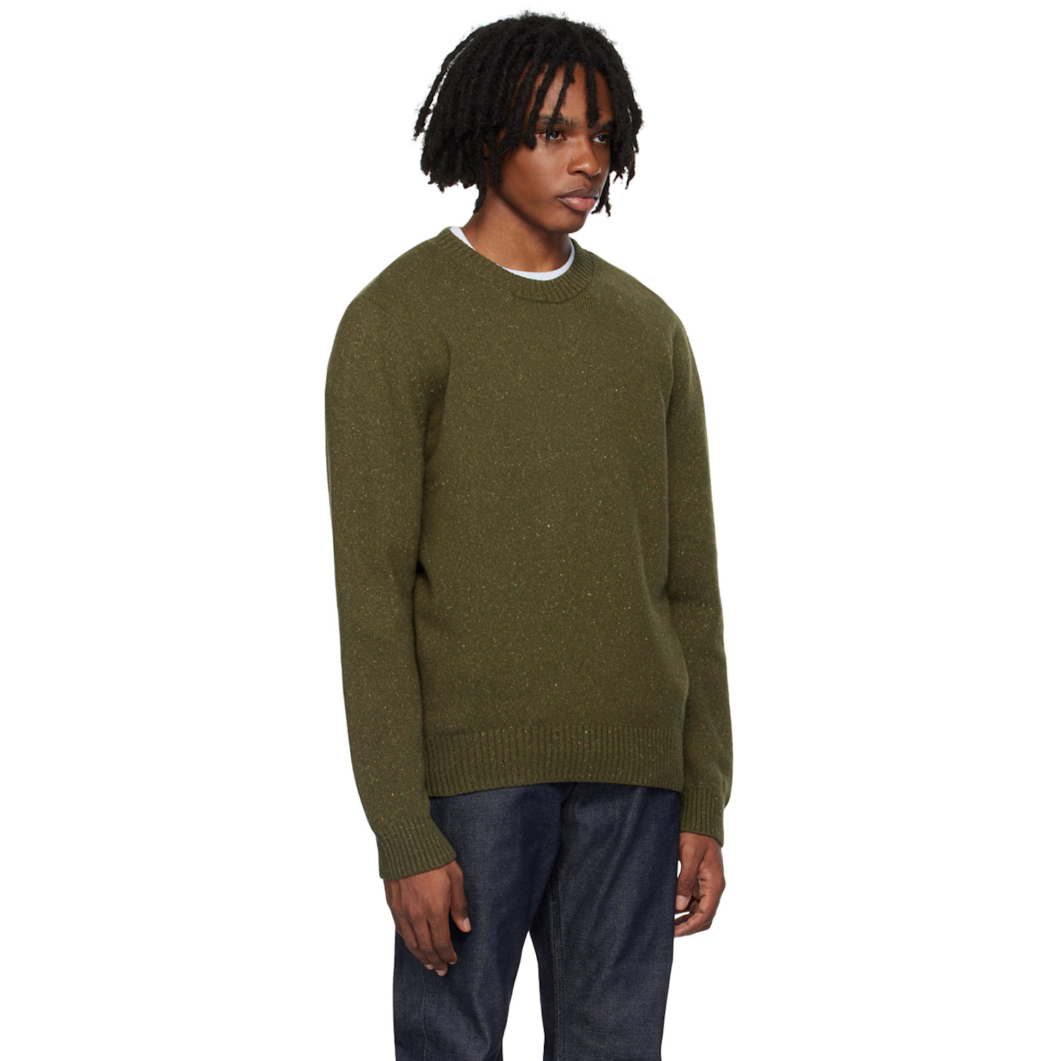  A.p.c. Khaki Lucien Sweater 