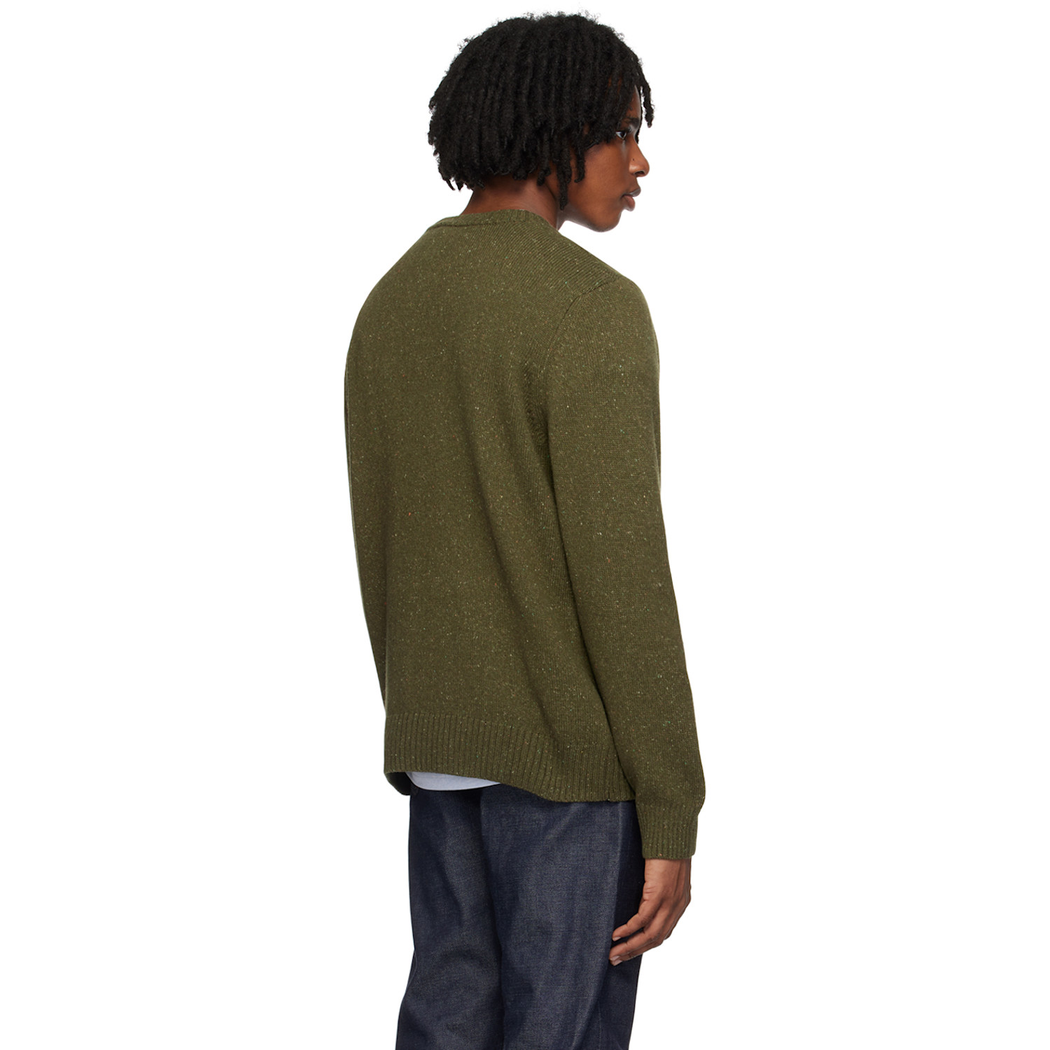  A.p.c. Khaki Lucien Sweater 