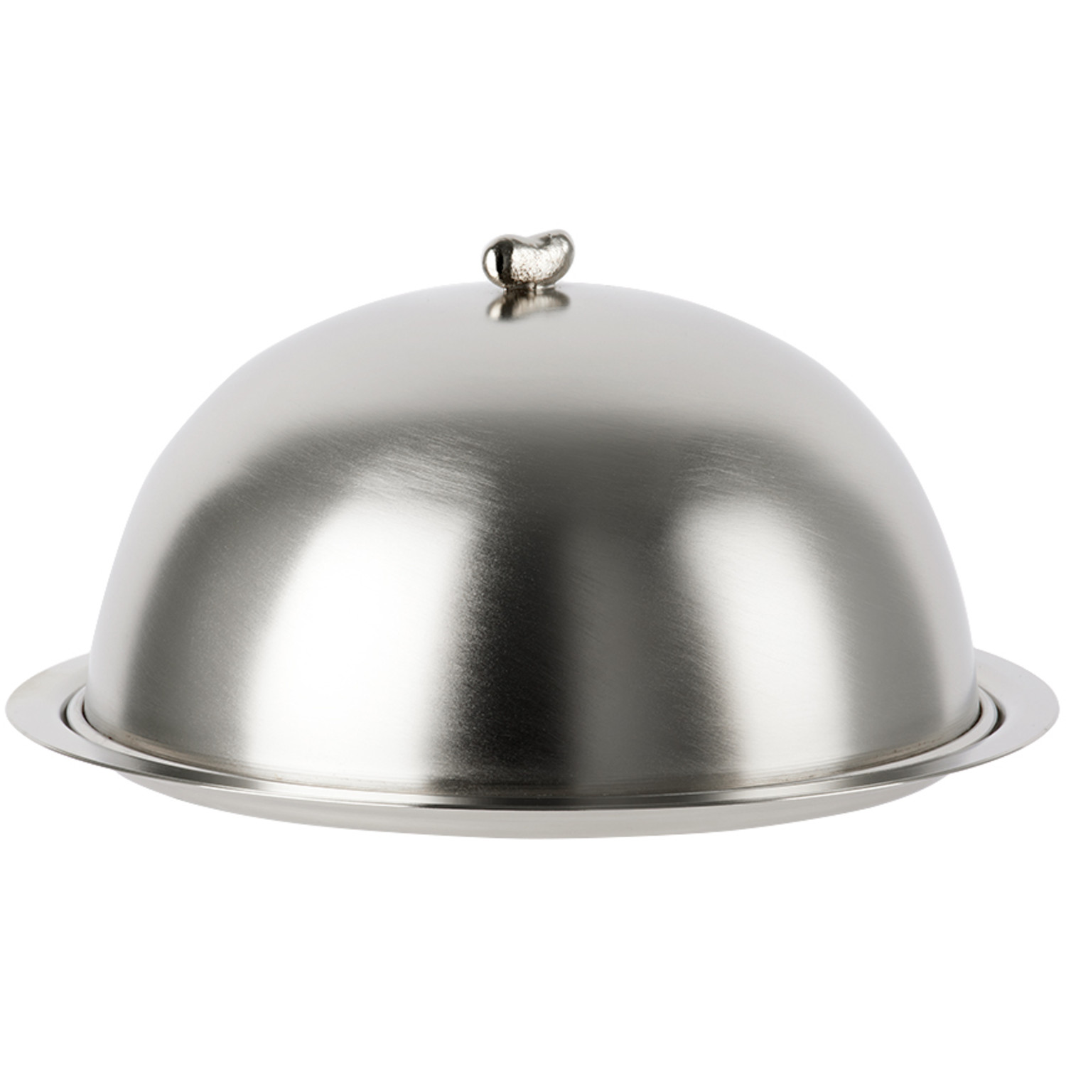 Gohar World Silver Medium Bean Cloche 