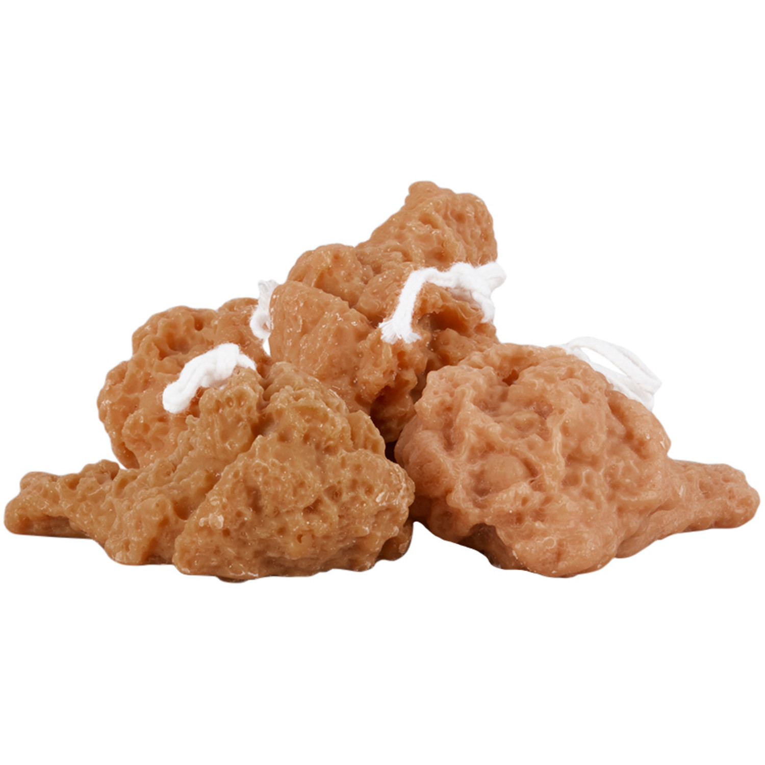  Gohar World Brown Fried Chicken Candle Set, 4 Pcs 