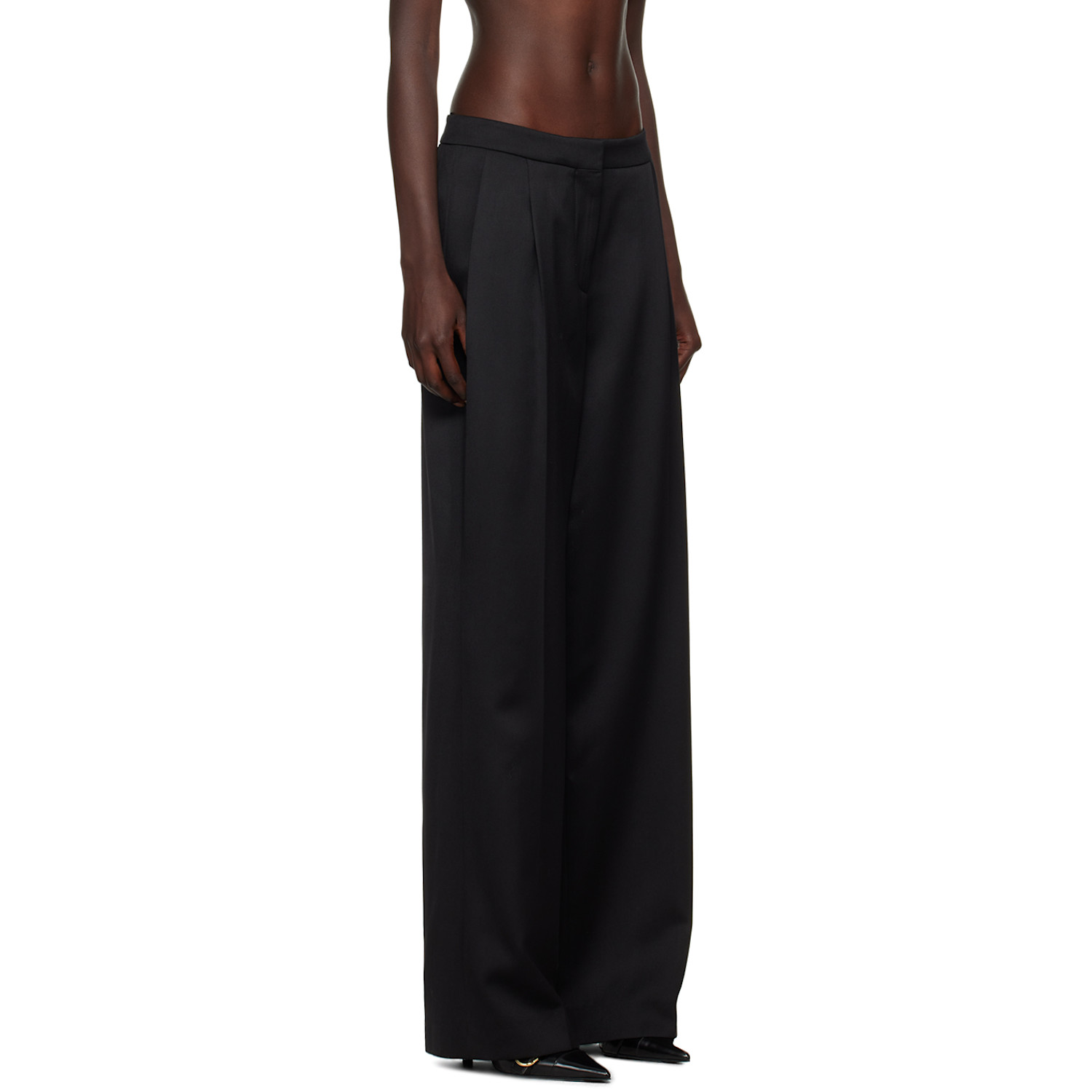  Givenchy Black Wool Trousers 