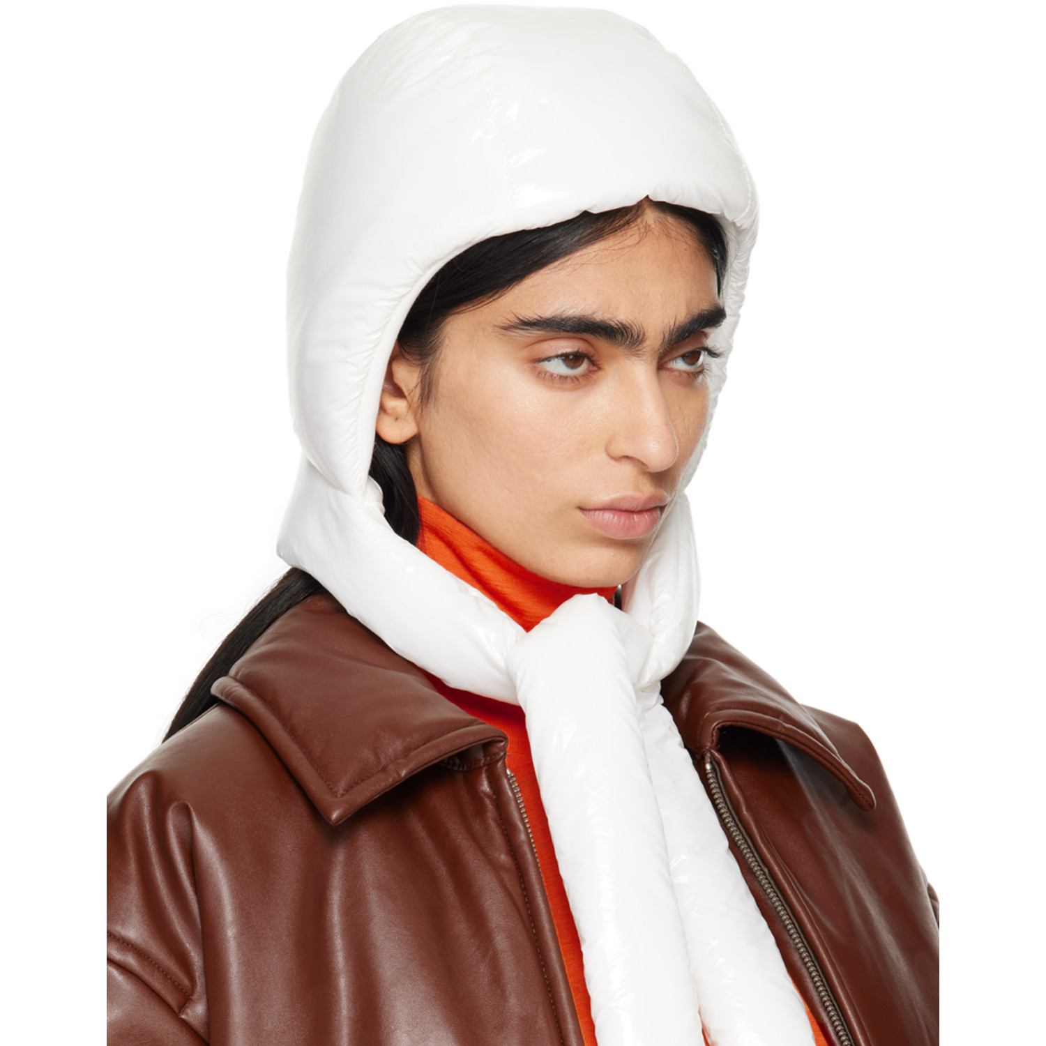  Ruslan Baginskiy White Puffer Bonnet 
