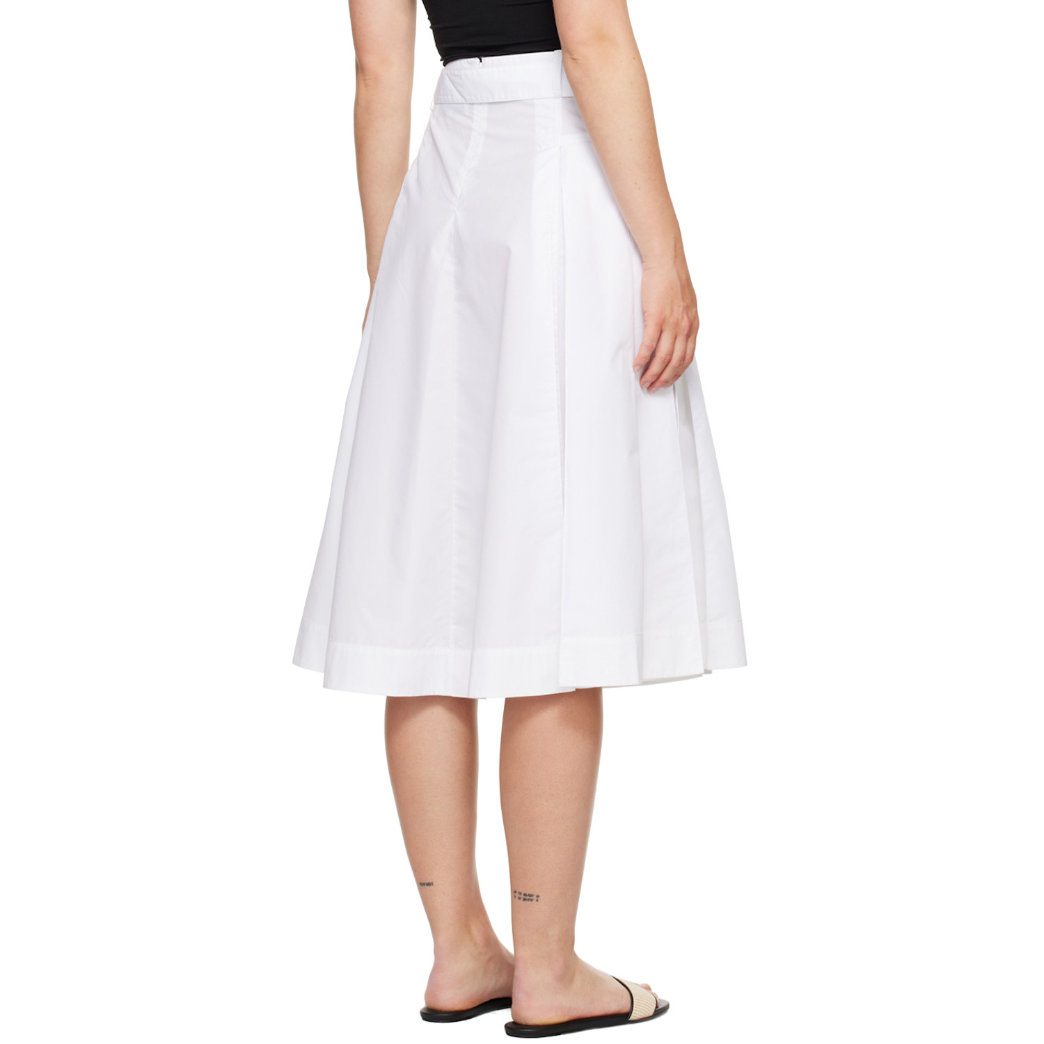  3.1 Phillip Lim White Utility Midi Skirt 