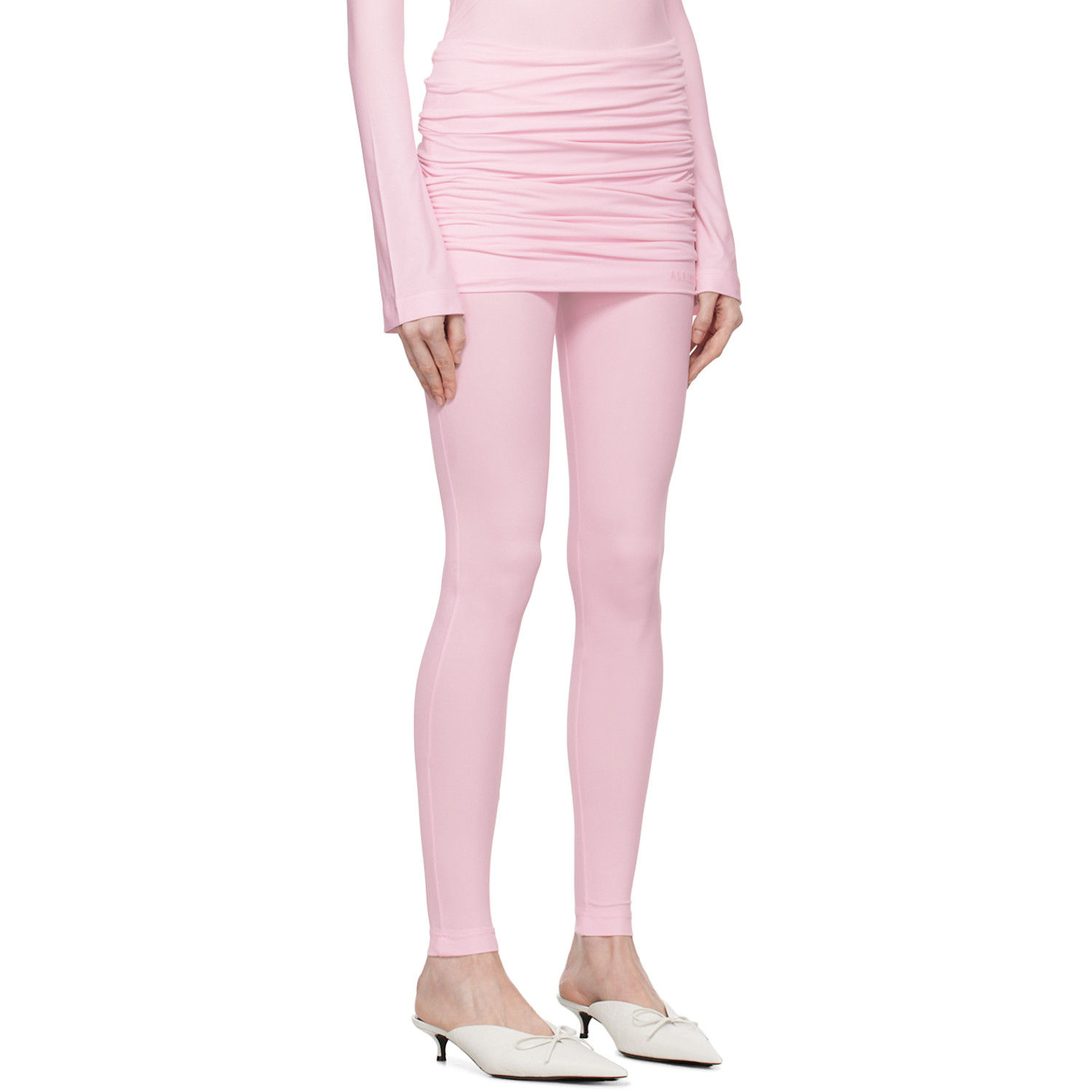  Alainpaul Pink Warm-up Leggings 