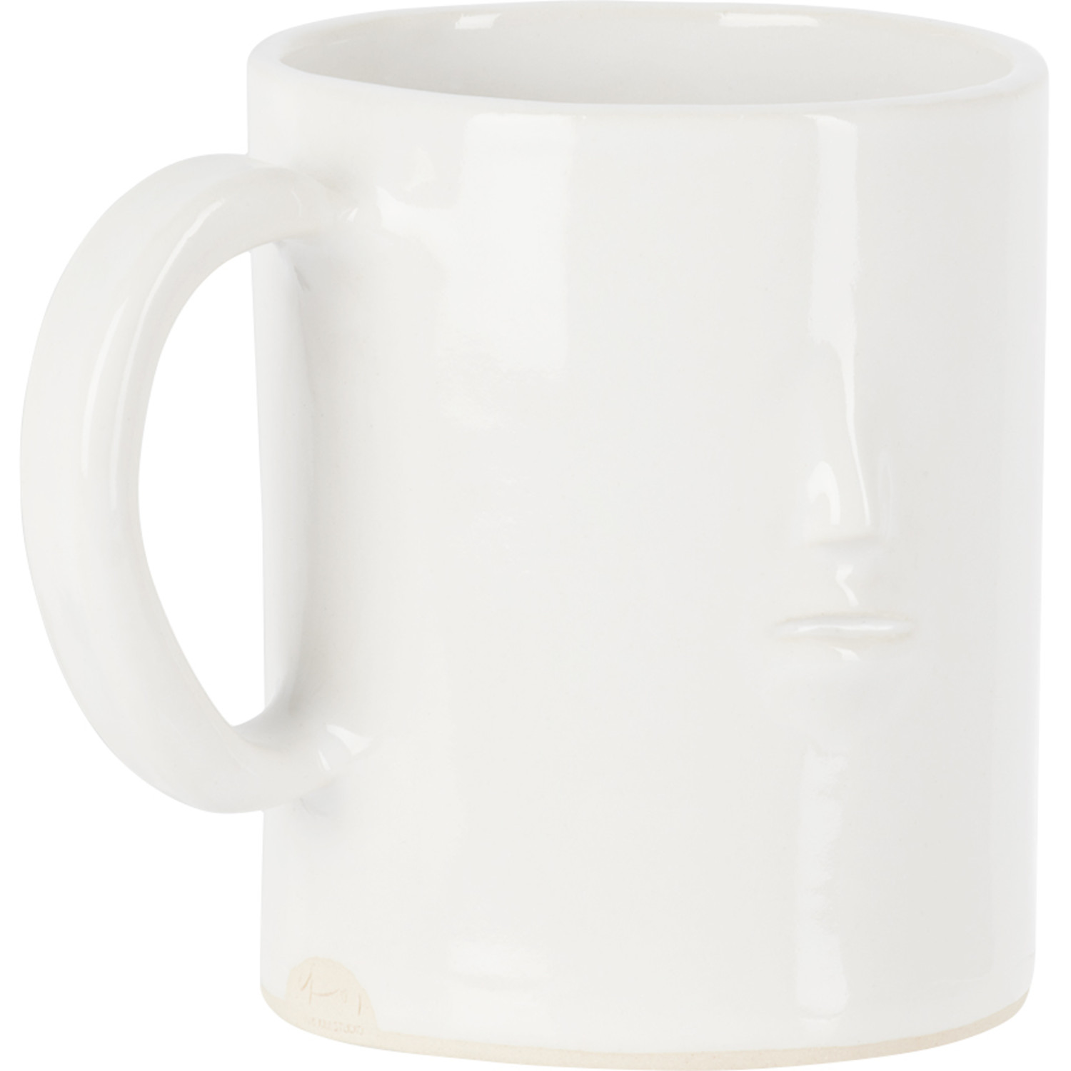  Rami Kim Studio White Ceramic Face Mug 