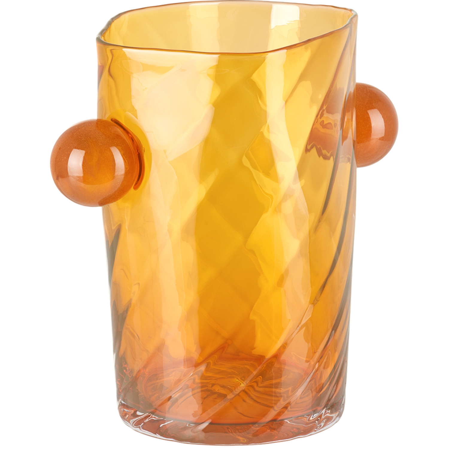  Akua Objects Orange Oliver Vase 