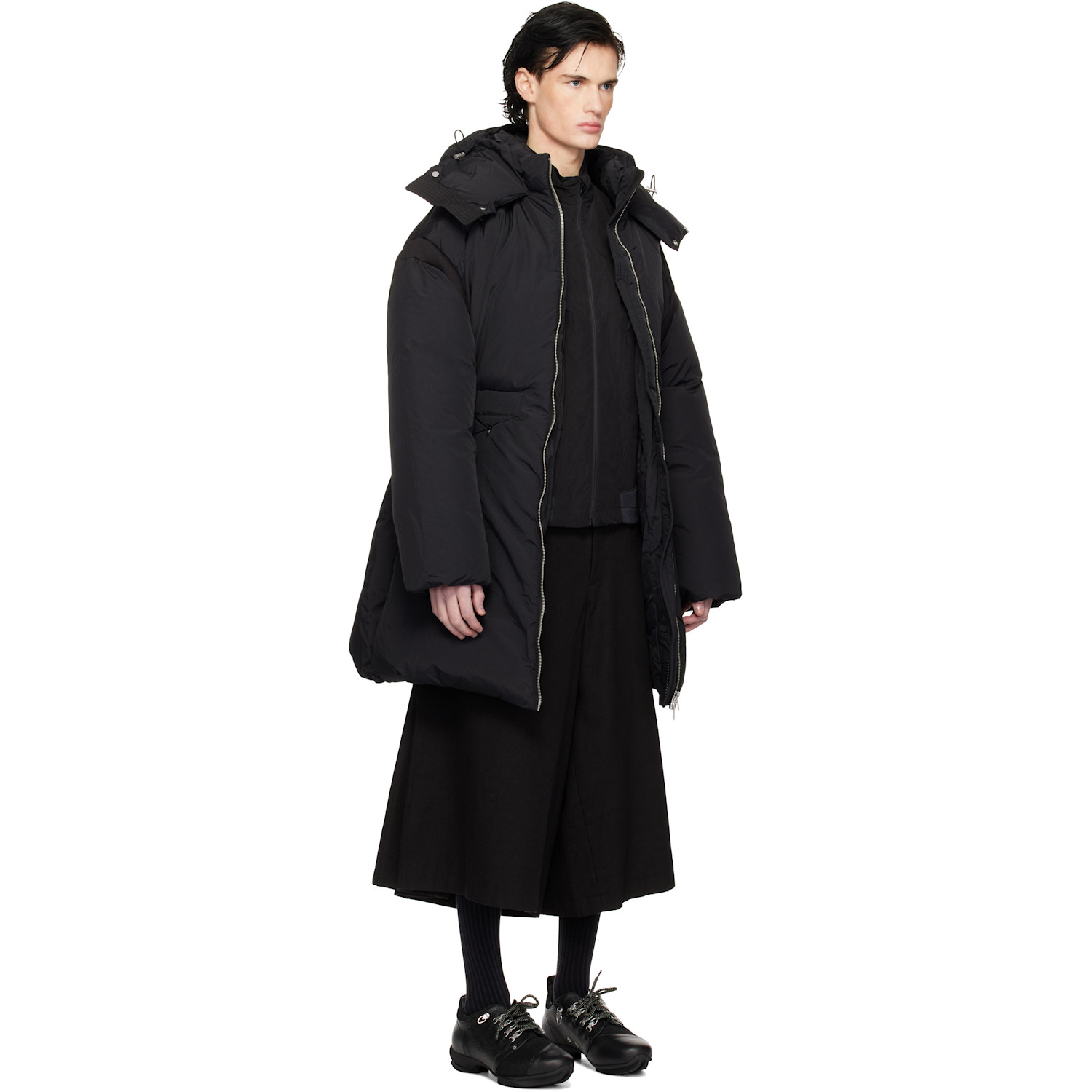  Heliot Emil Black Fortress Down Jacket 
