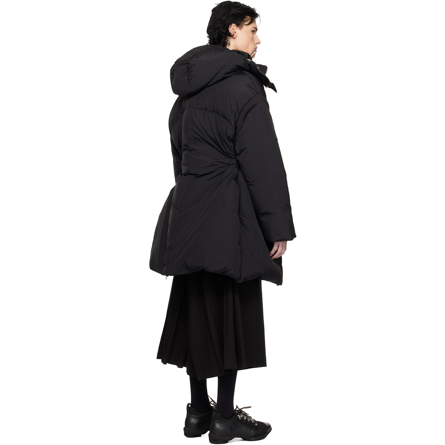  Heliot Emil Black Fortress Down Jacket 