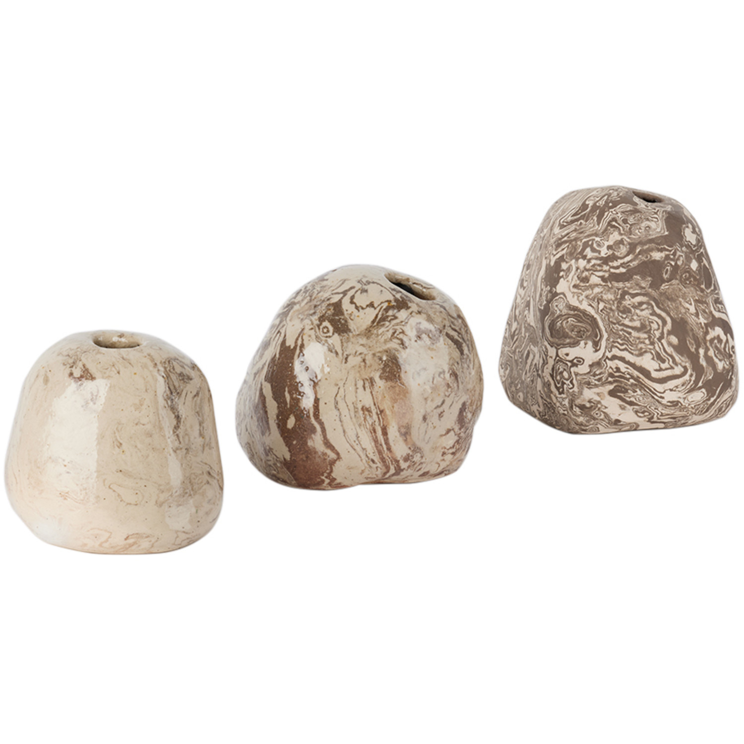  Ln Lauth Ssense Exclusive Gray 'family Of Ceramics' Set 