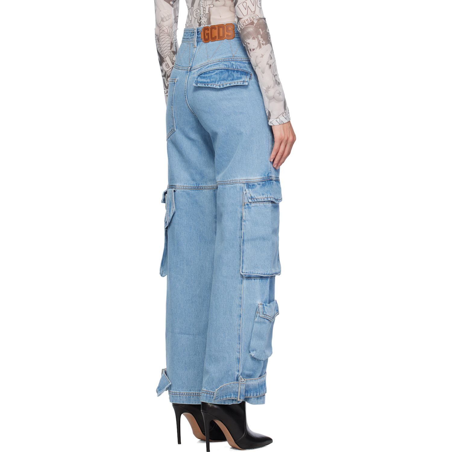  Gcds Blue Ultracargo Jeans 