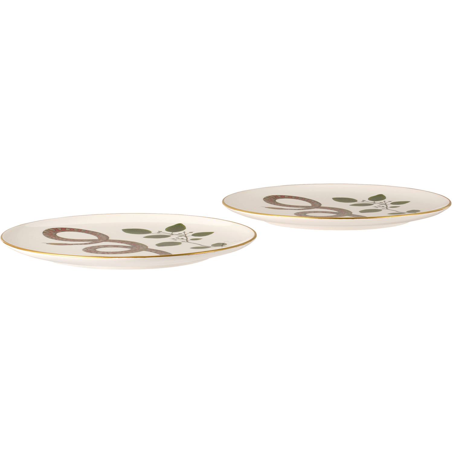  Laboratorio Paravicini White Serpi 07 Dinner Plate Set 
