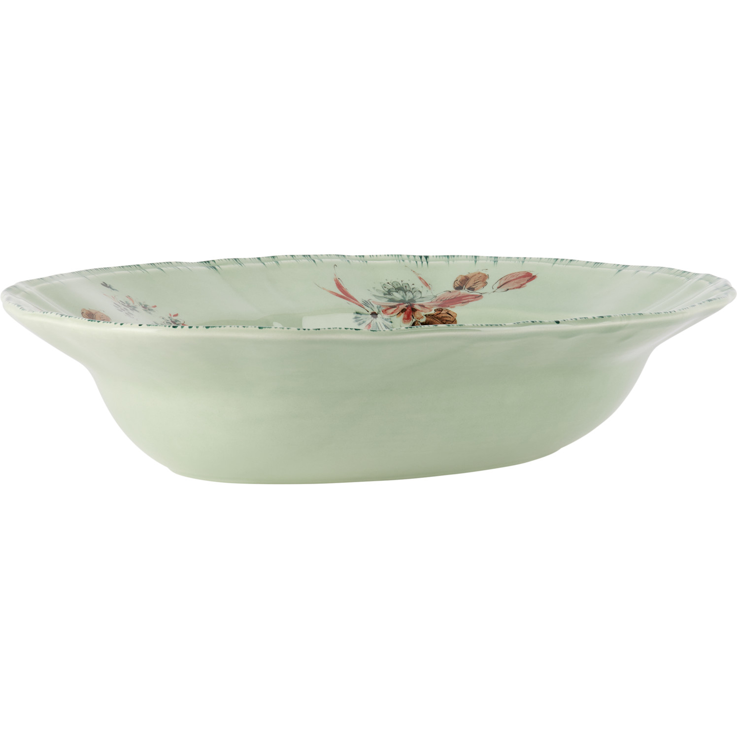  Laboratorio Paravicini Green Veranda Camelia Risottiera Serving Plate 