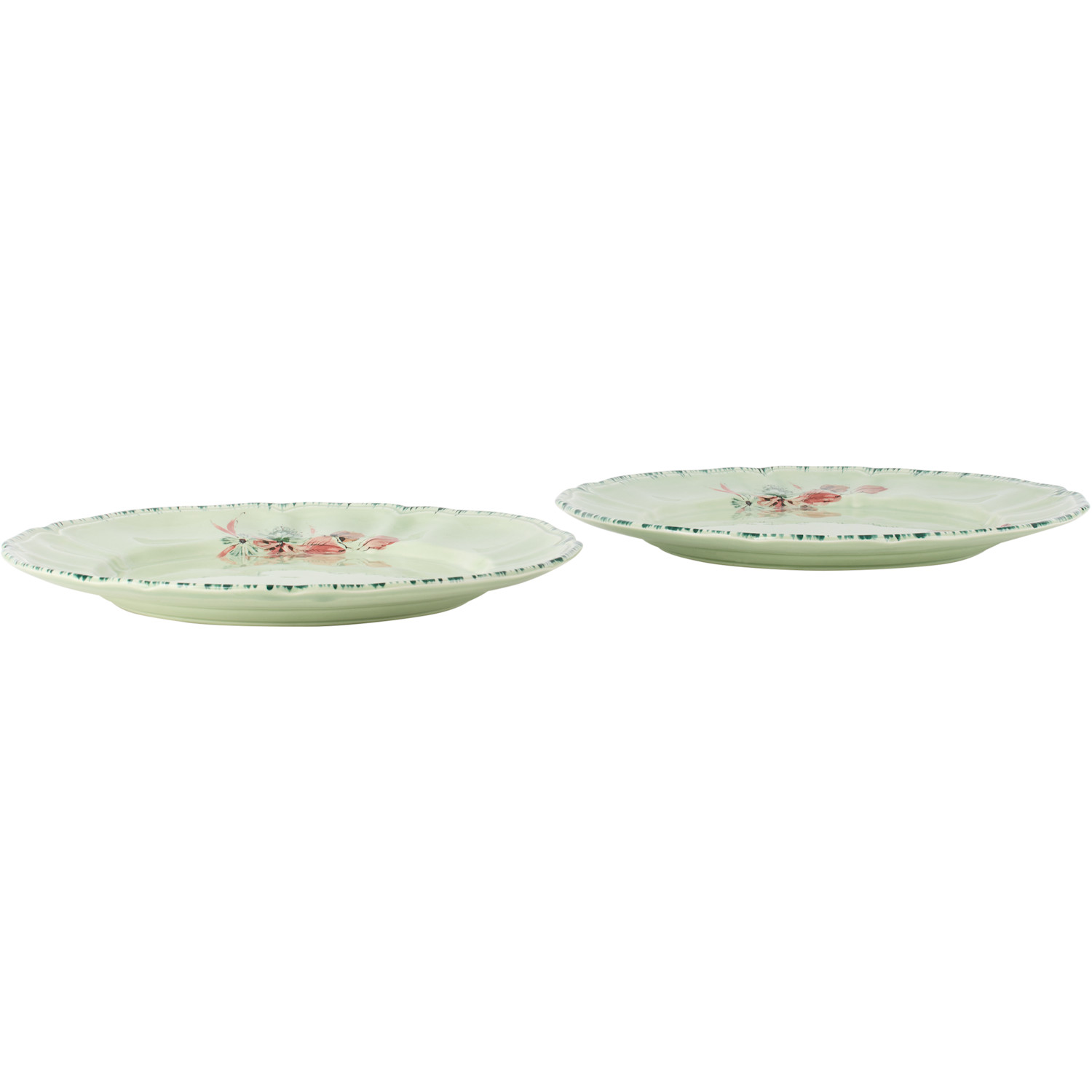  Laboratorio Paravicini Green Lisa Corti Edition Camelia Celadon Dinner Plate Set 