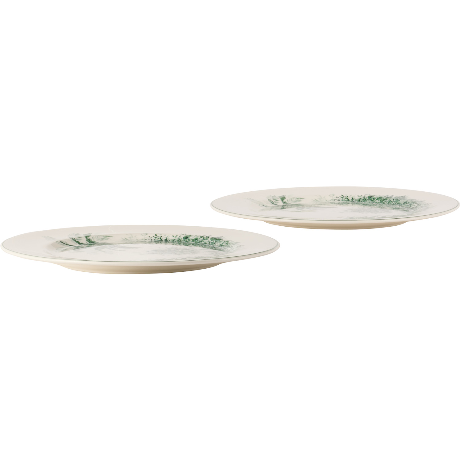  Laboratorio Paravicini White Gardens 08 Dinner Plate Set 