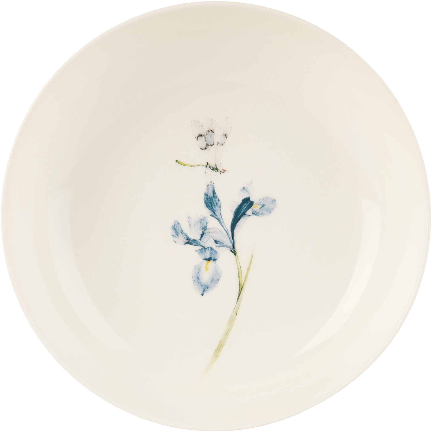  Laboratorio Paravicini Off-white Bloom Iris Pasta & Soup Bowl Set 