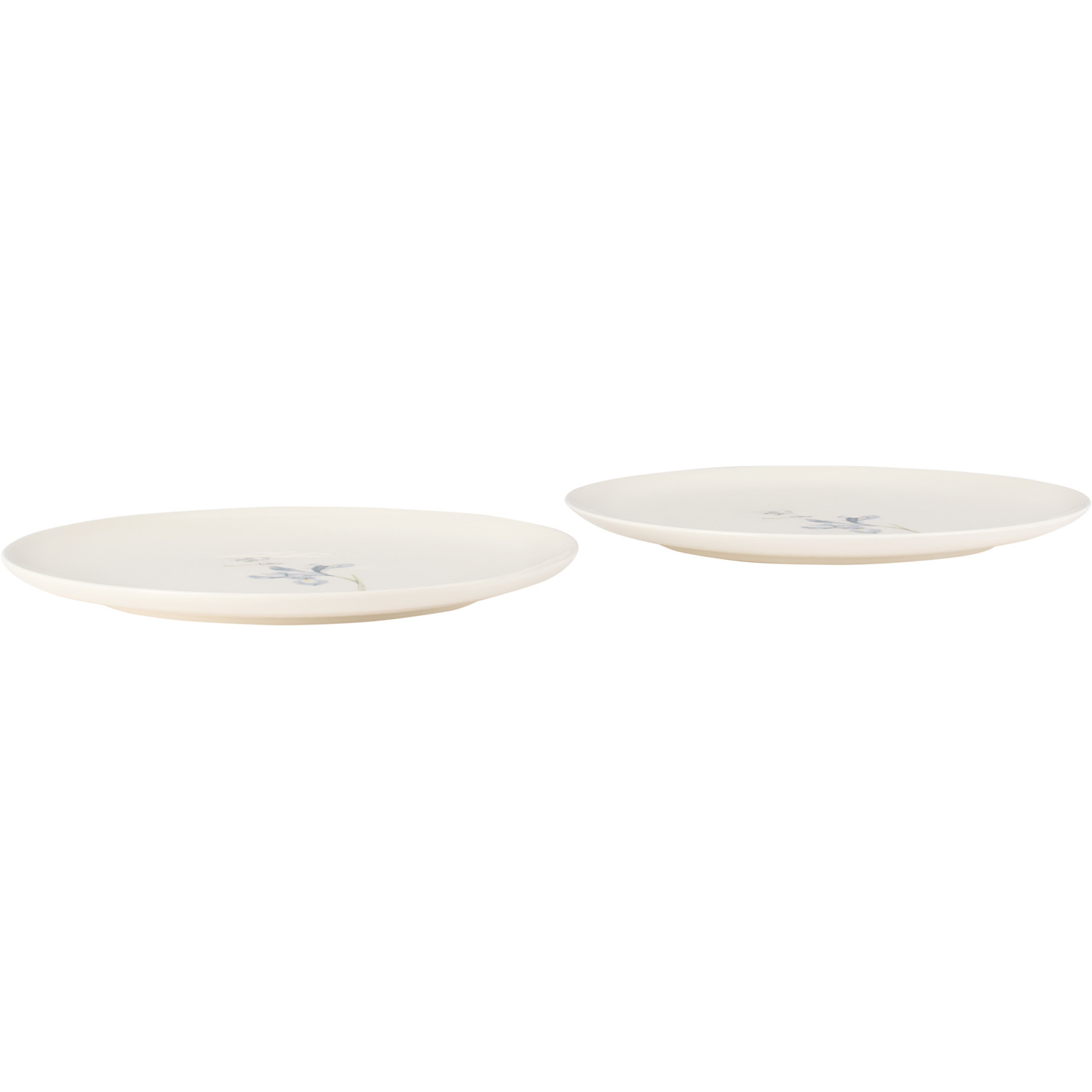  Laboratorio Paravicini Off-white Bloom Iris Dessert Plate Set 