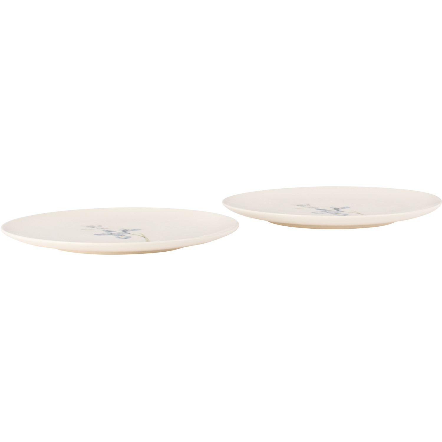  Laboratorio Paravicini Off-white Bloom Iris Dinner Plate Set 