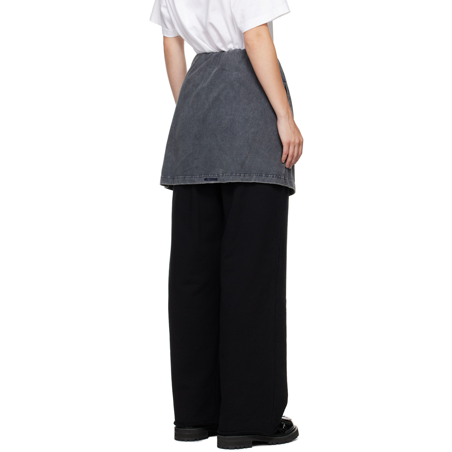  We11done Black Layered Lounge Pants 