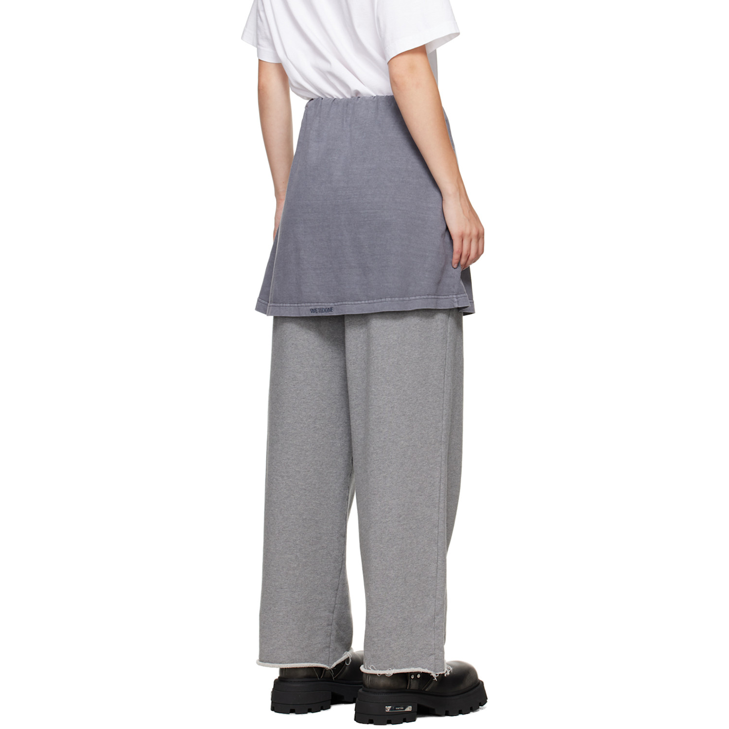 We11done Gray Layered Lounge Pants 