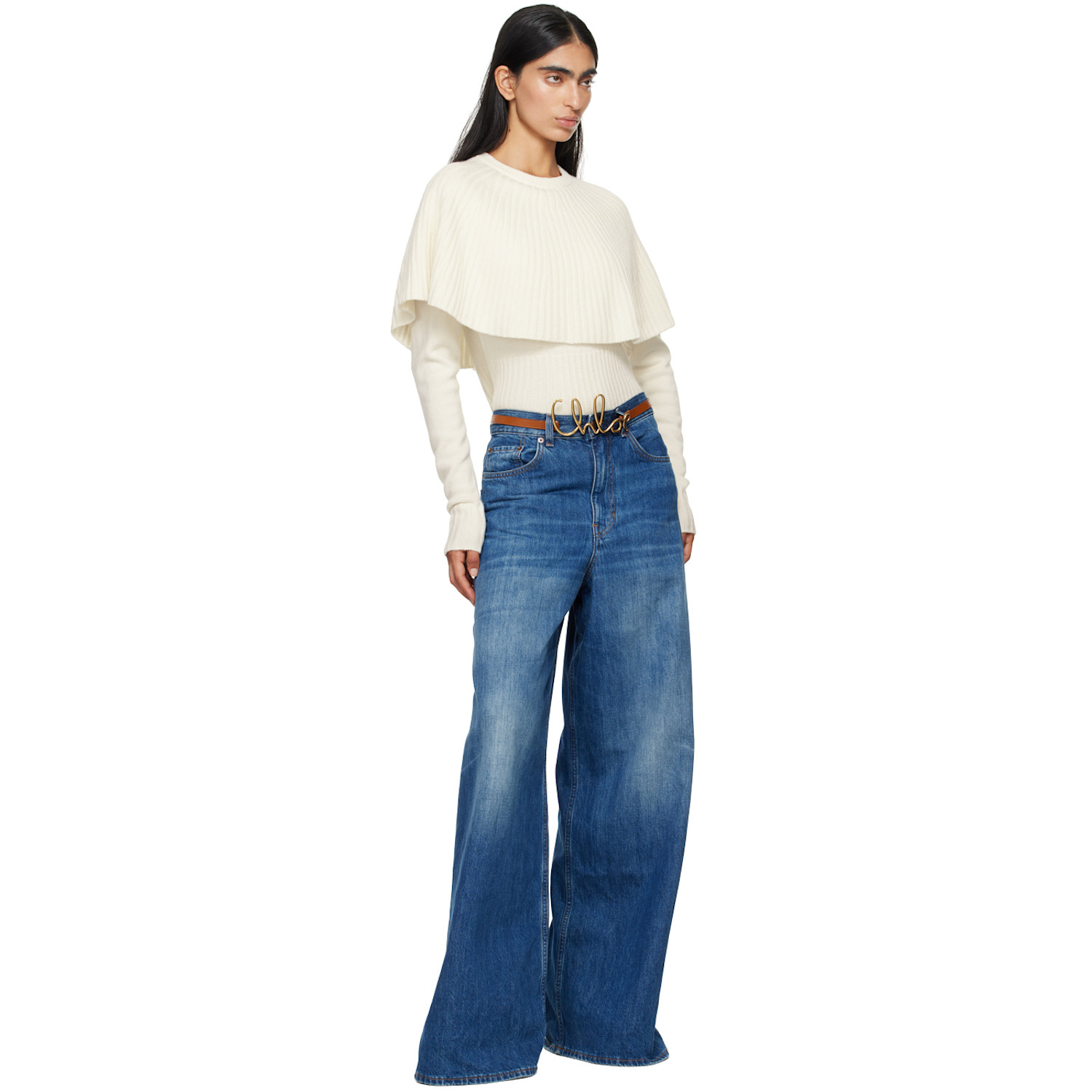  Chloé Tan 'the Chloé Iconic' Small Belt 