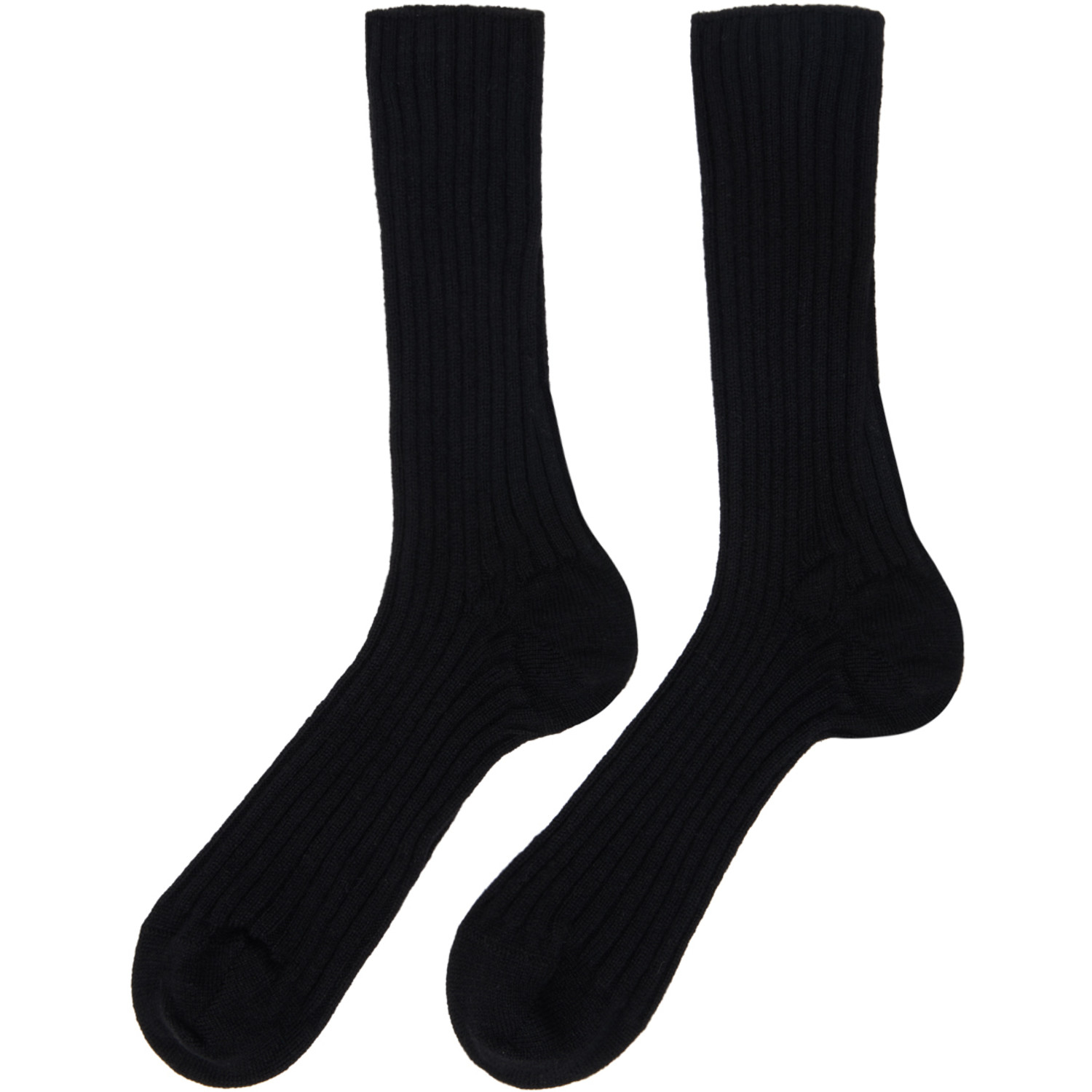  The Row Black Calf Socks 