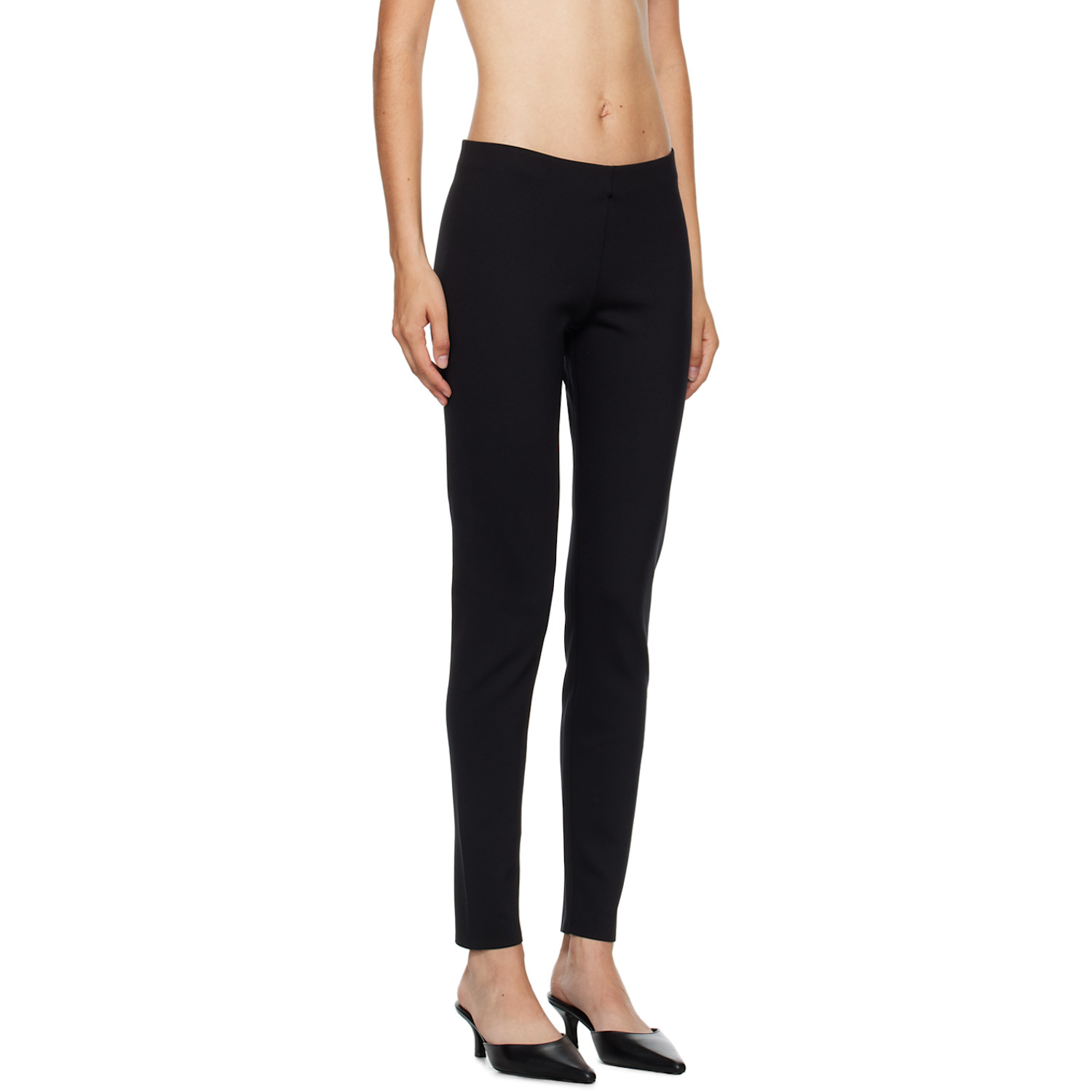  The Row Black Woolworth Leggings 