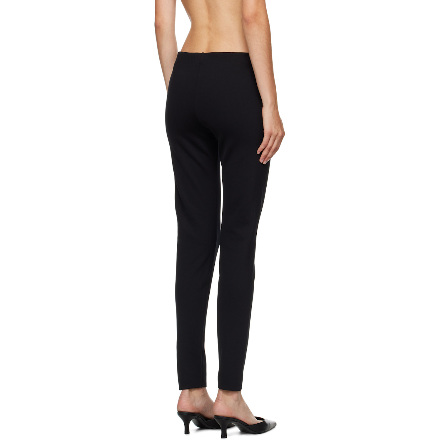  The Row Black Woolworth Leggings 