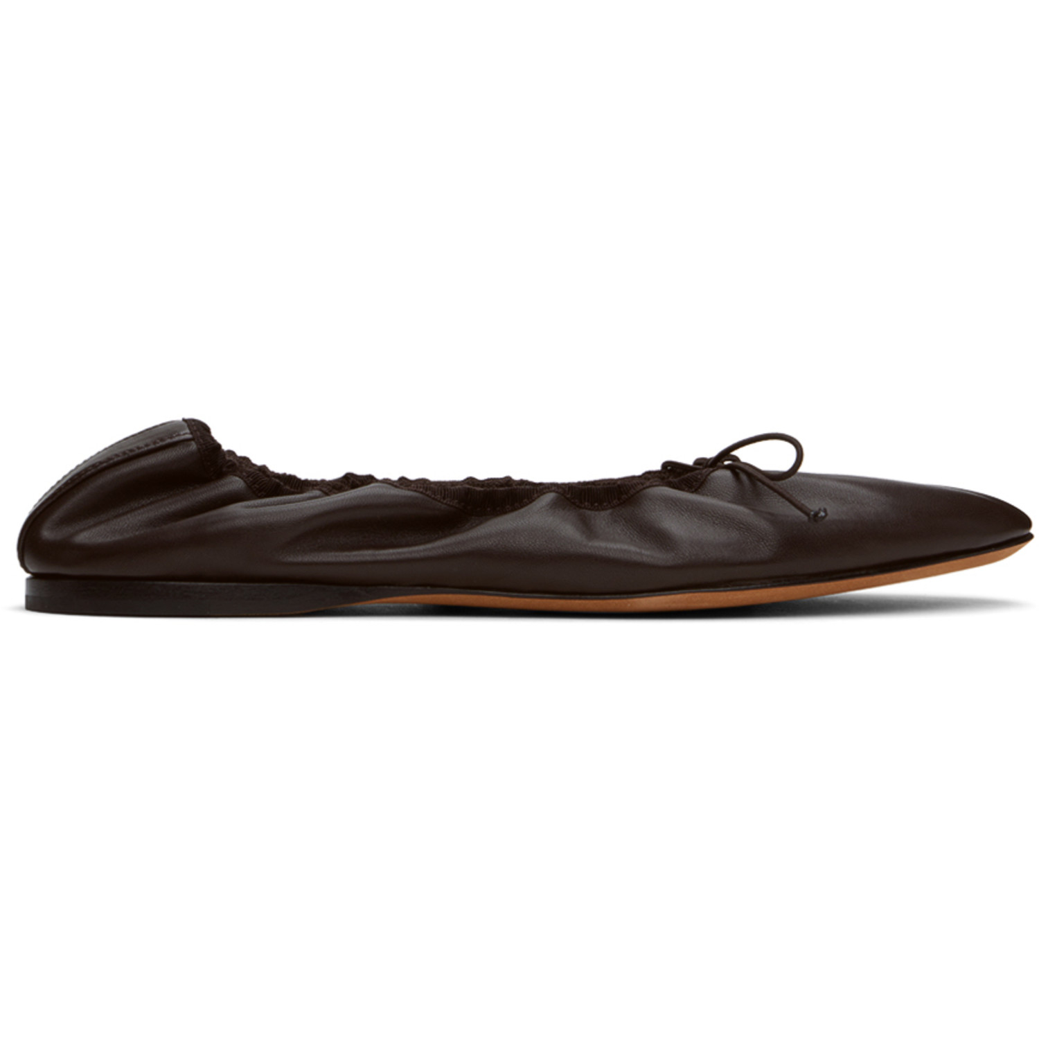 The Row Brown Awar Ballerina Flats