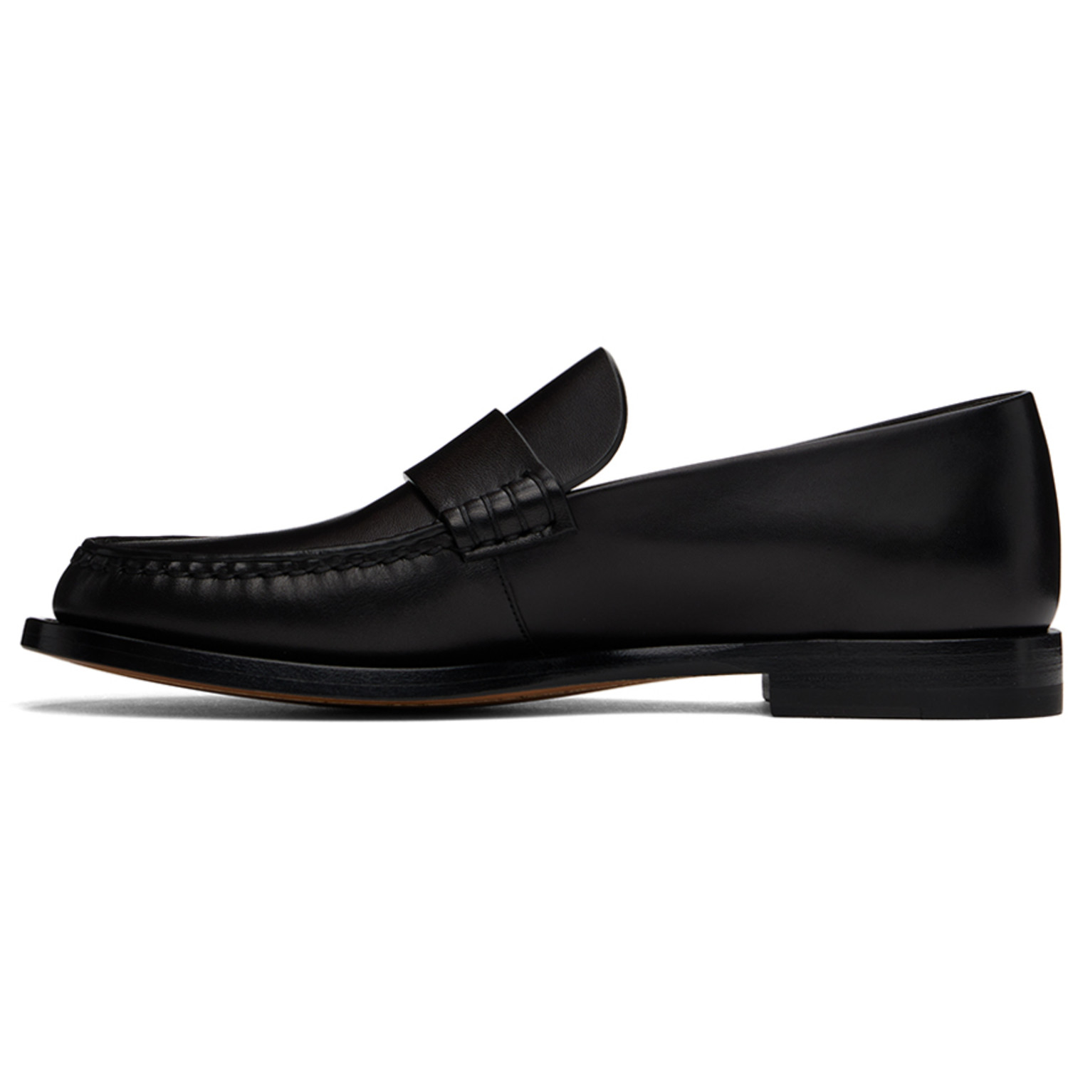  The Row Black Novus Loafers 