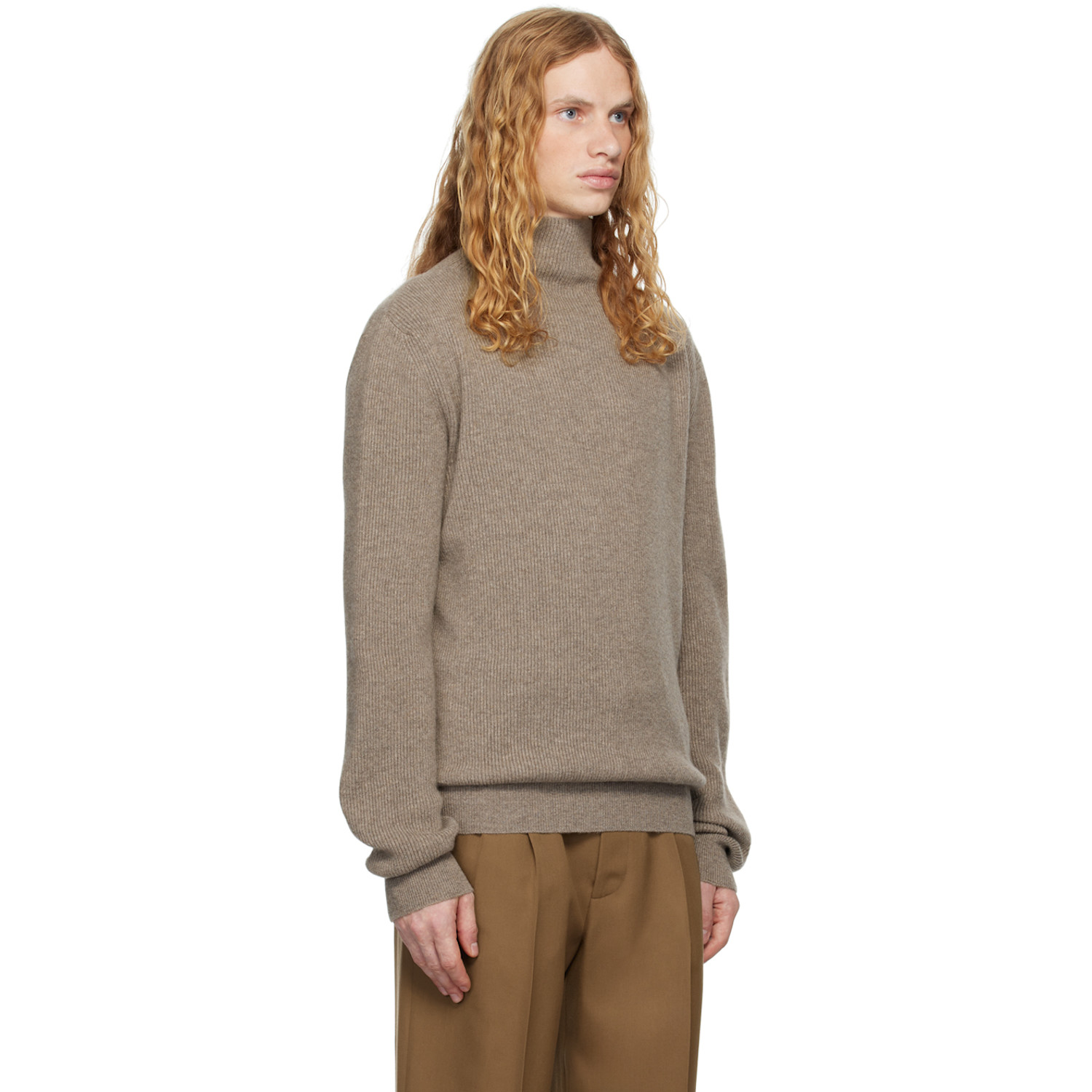  The Row Taupe Daniel Sweater 