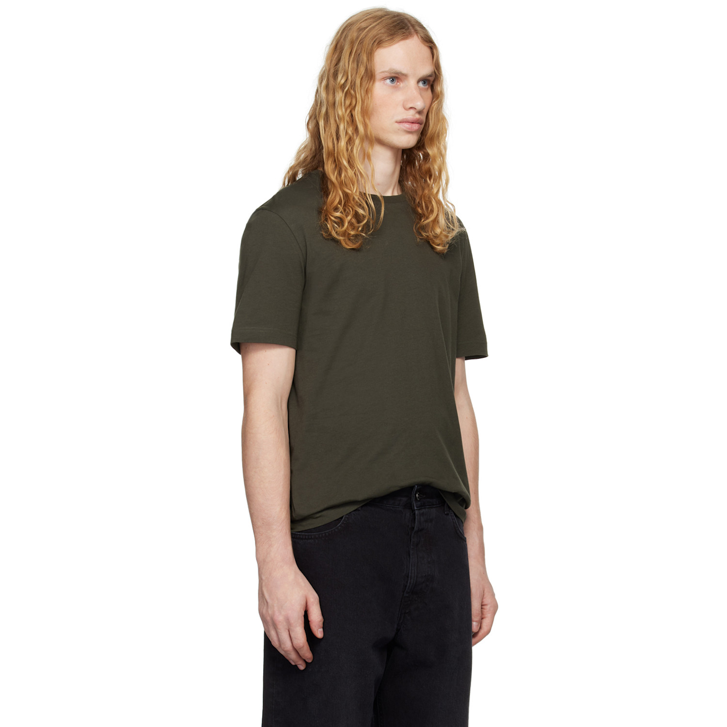  The Row Khaki Luke T-shirt 