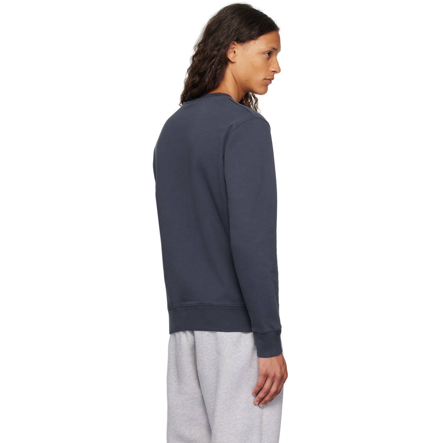  Maison Kitsuné Navy Chillax Sweatshirt 