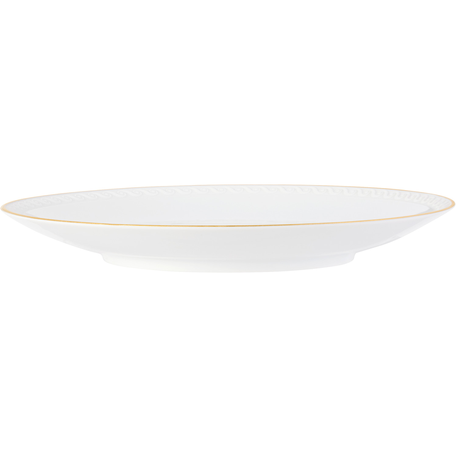  L'objet White Neptune Dinner Plate 