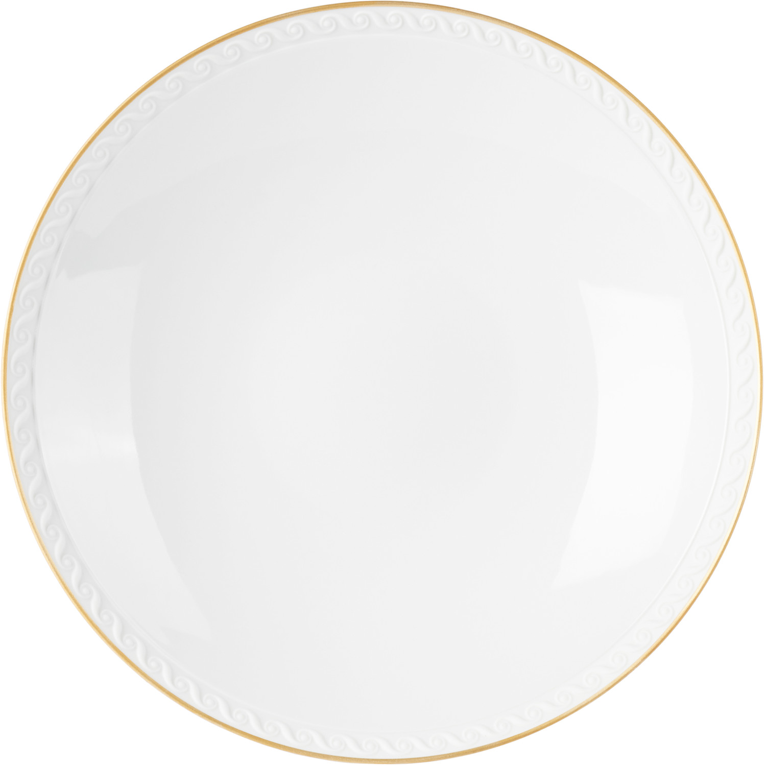  L'objet White Neptune Soup Plate 