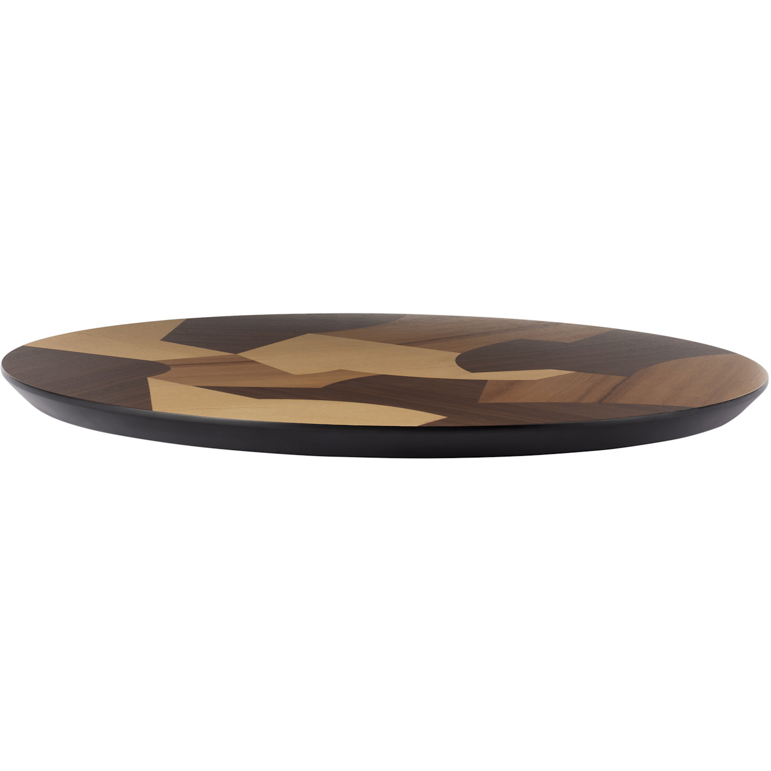  L'objet Brown Kelly Behun Edition Large Revolving Tray 