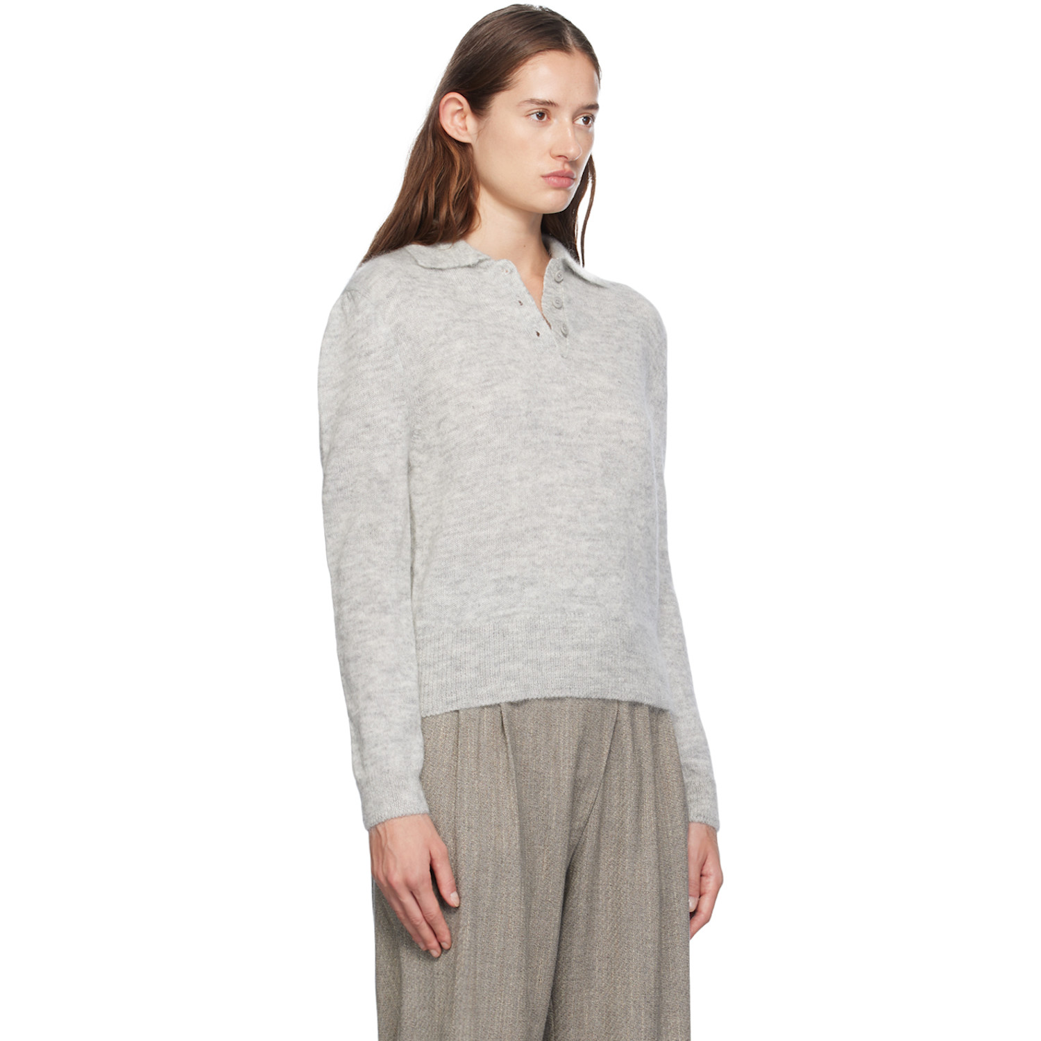  Amomento Gray Mohair Sweater 
