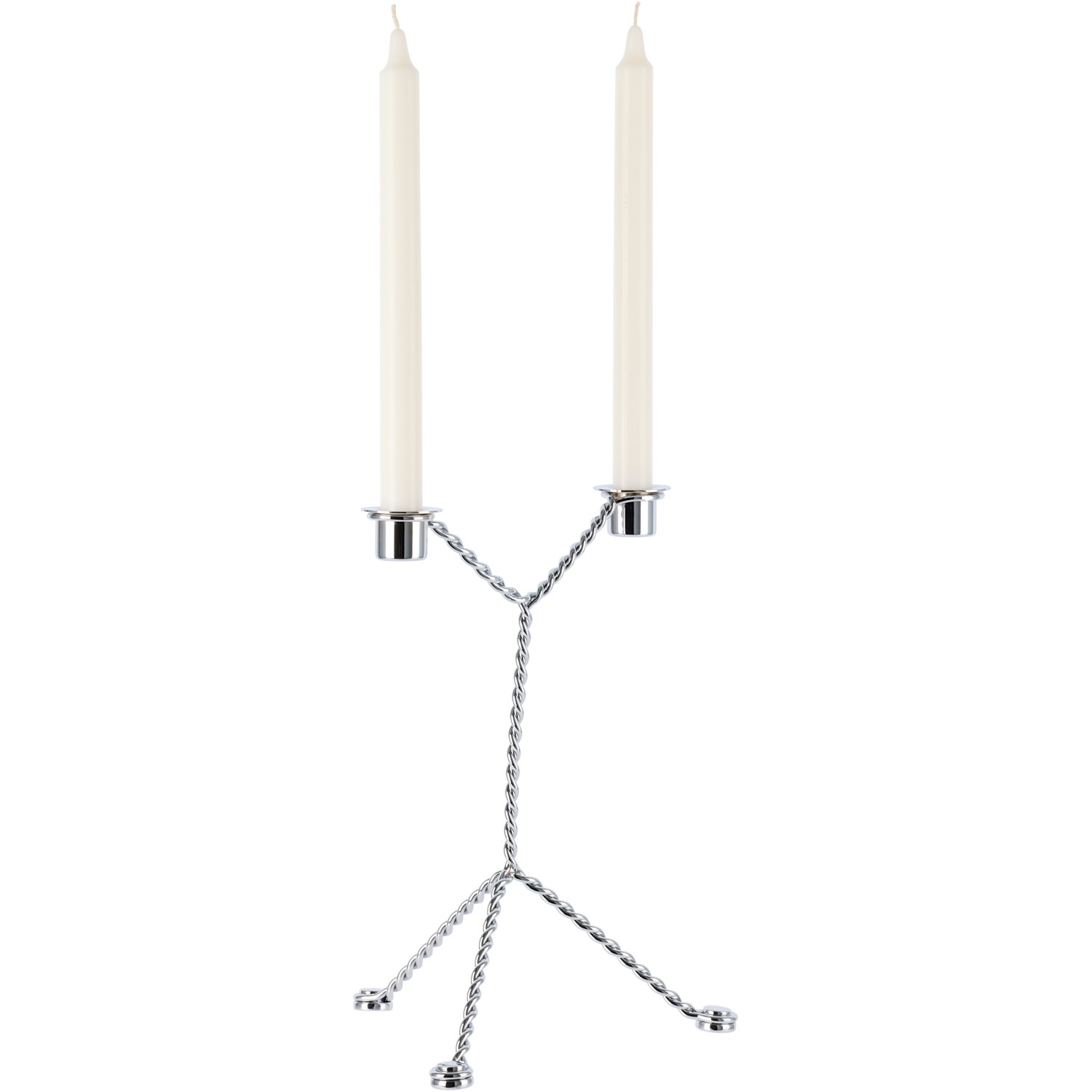  Hay Silver Wire Candle Holder 