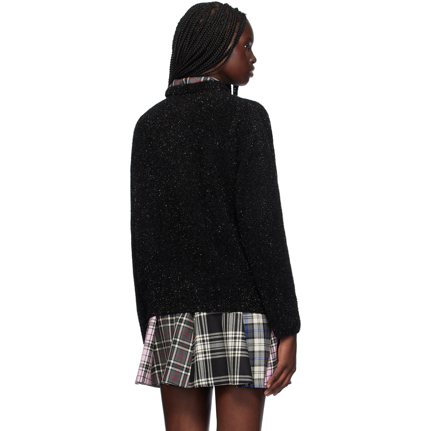  Msgm Black 'themwave' Sweater 